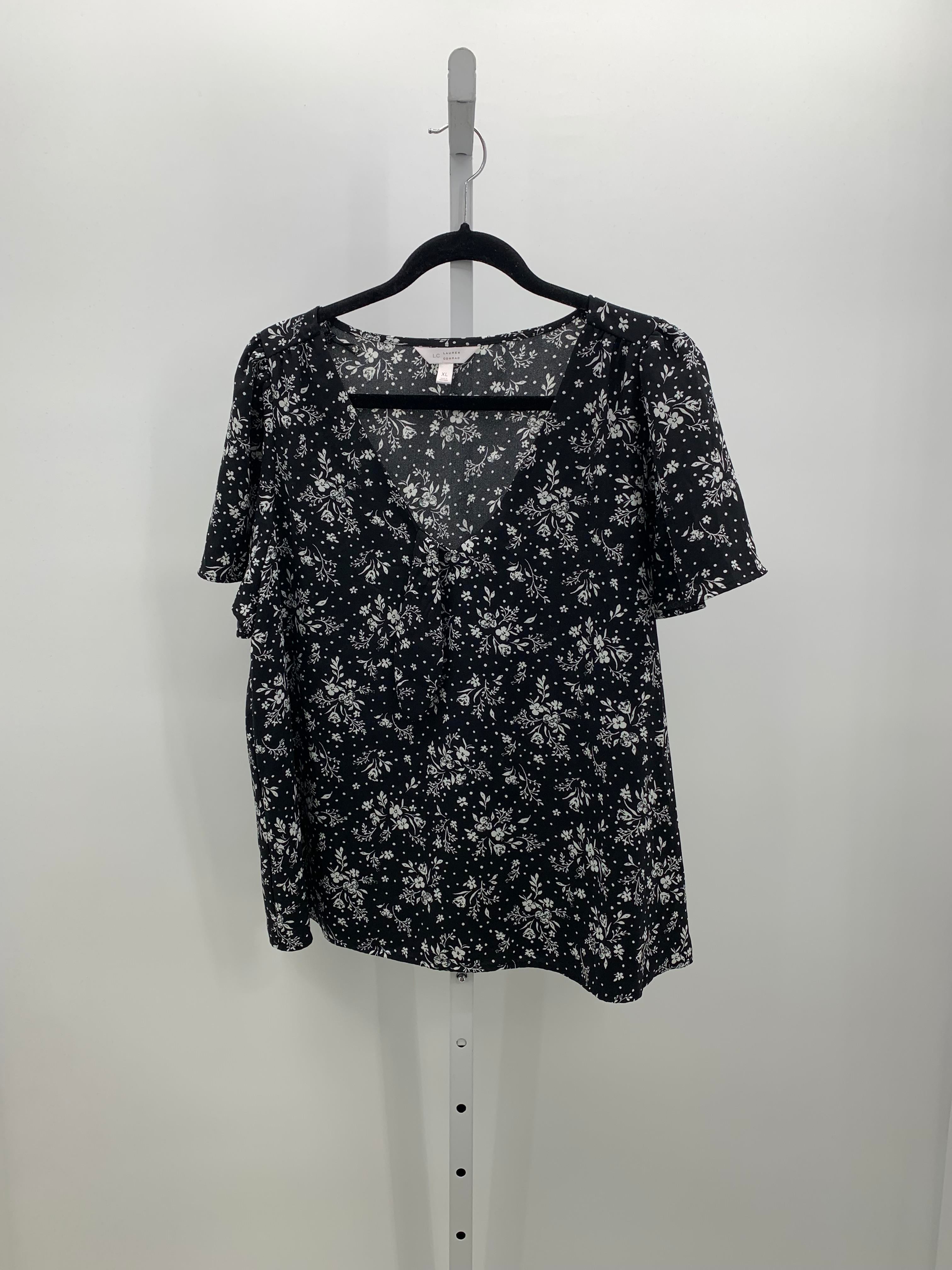 Lauren Conrad Size Extra Large Misses Short Sleeve Shirt