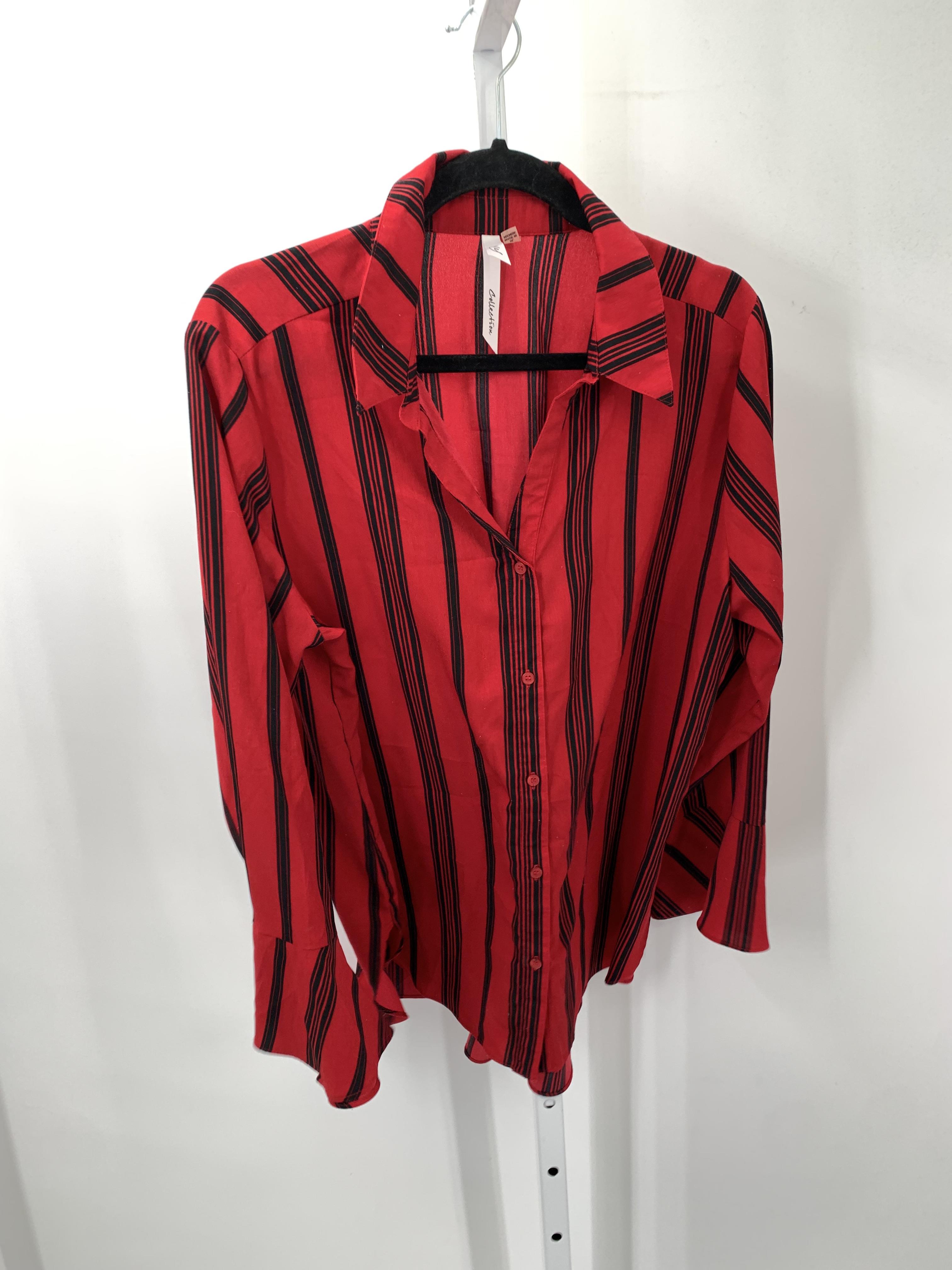 NY Collection Size Extra Large Misses Long Sleeve Shirt