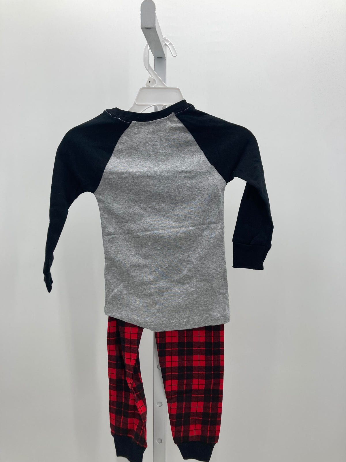 NEW PLAID MOOSE PJS.