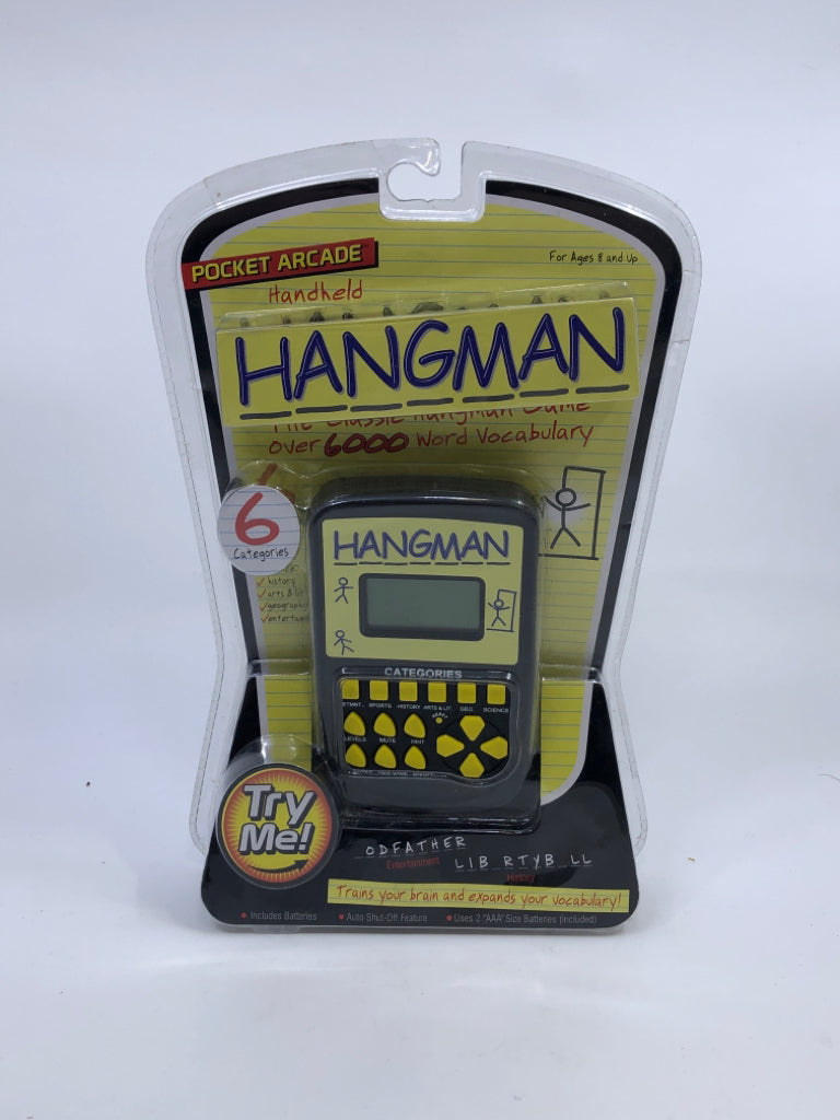 NIP HANGMAN HANDHELD GAME.