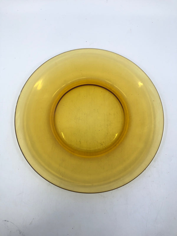 49PC AMBER GLASS DISH SET- SVC 10.