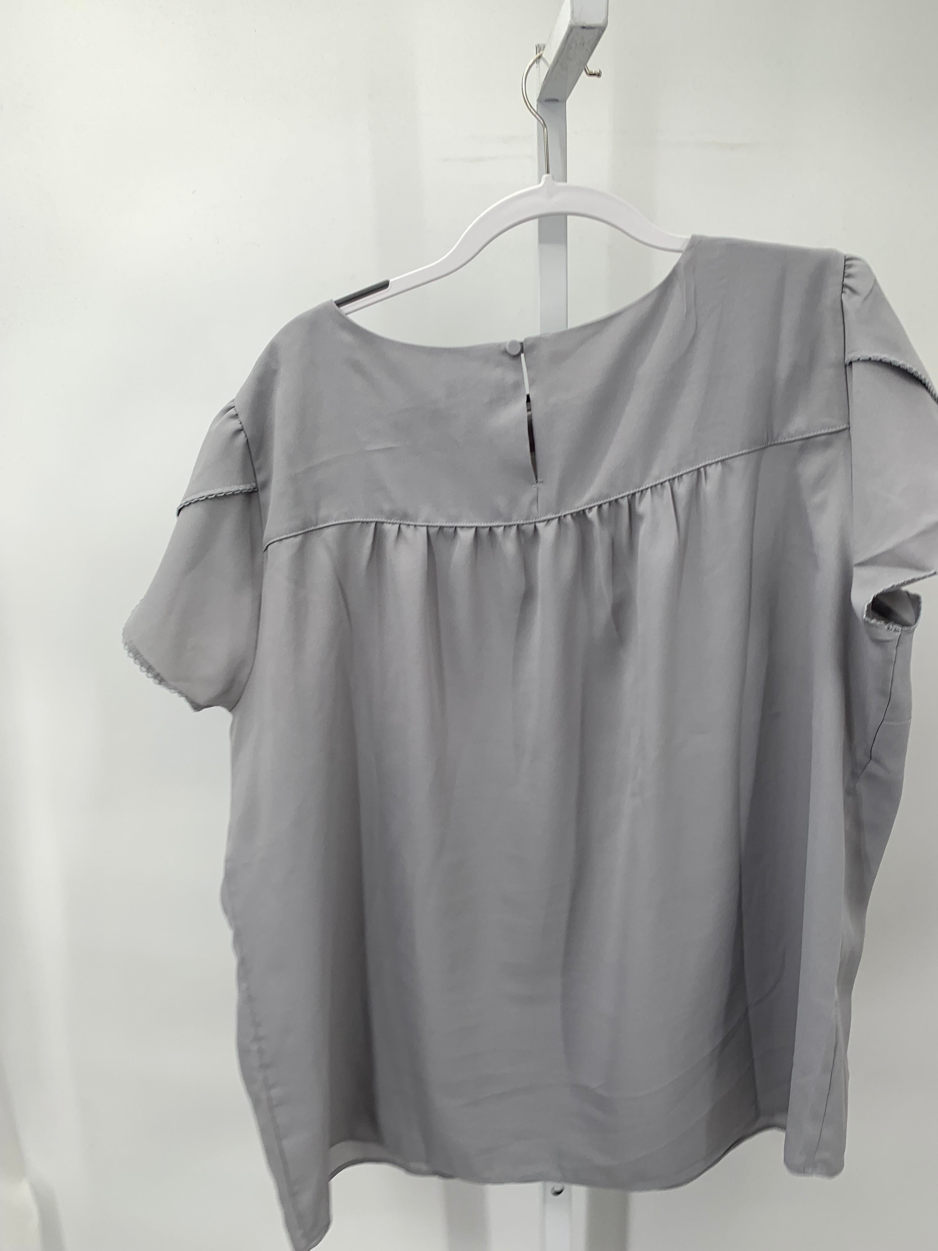 Lands End Size 18 W Womens Short Sleeve Shirt