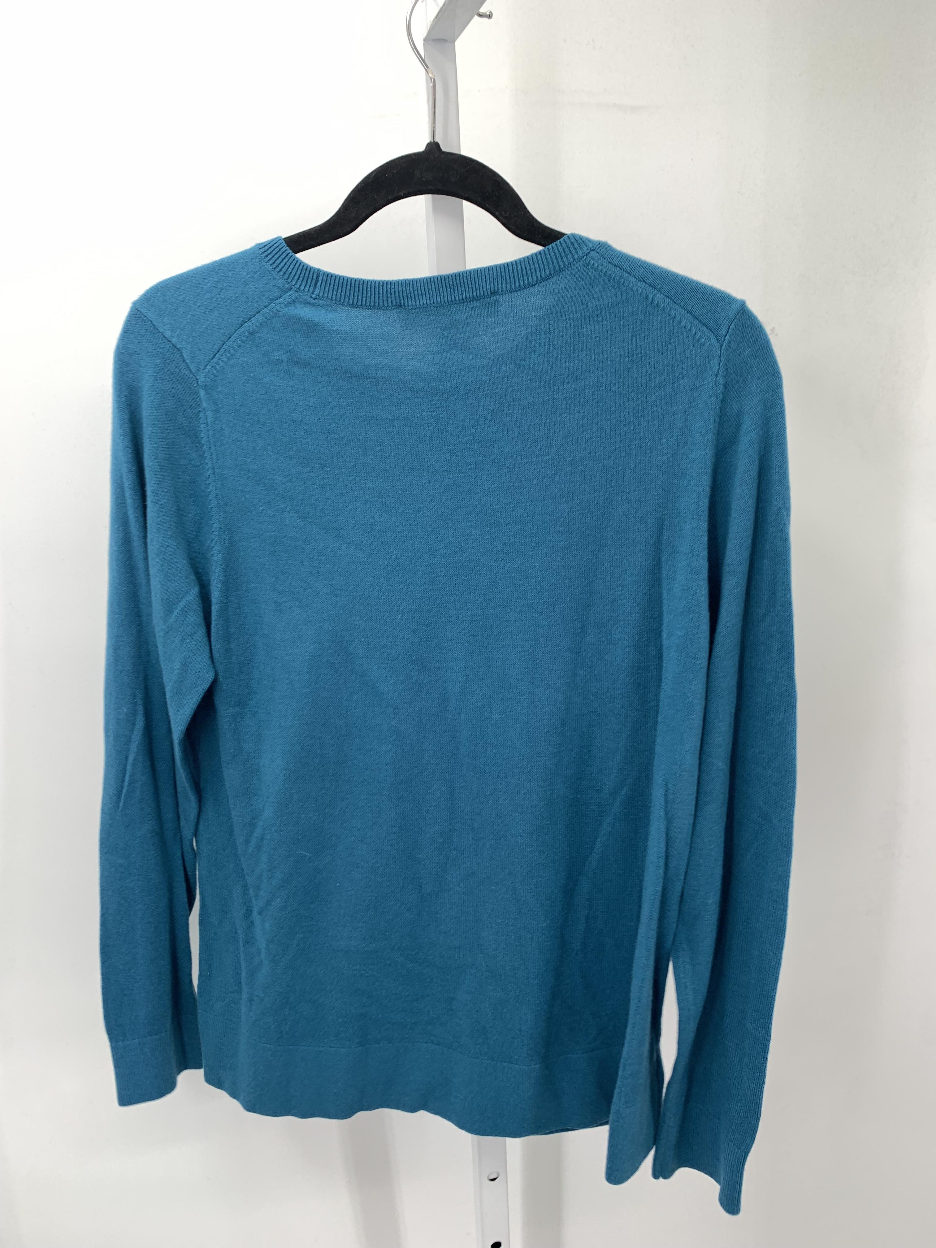 Loft Size Large Misses Long Slv Sweater