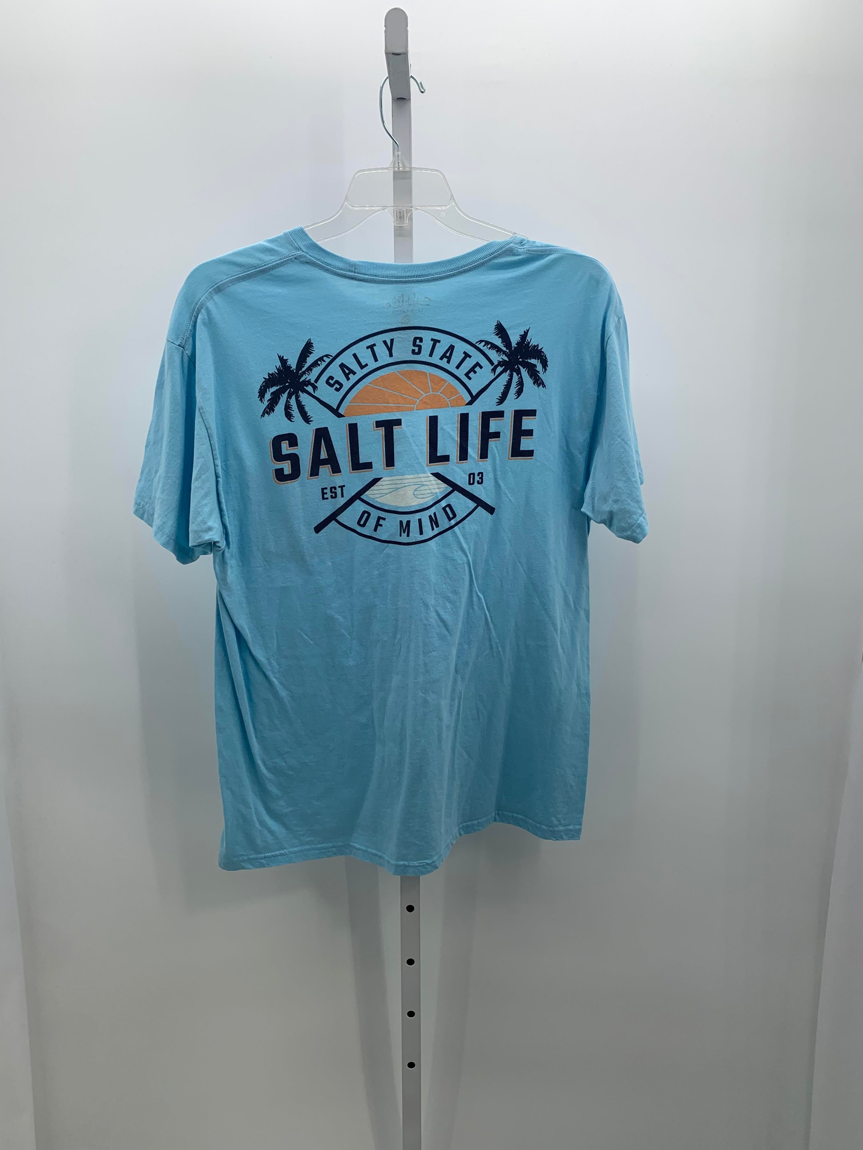 GRAPHIC KNIT TEE.