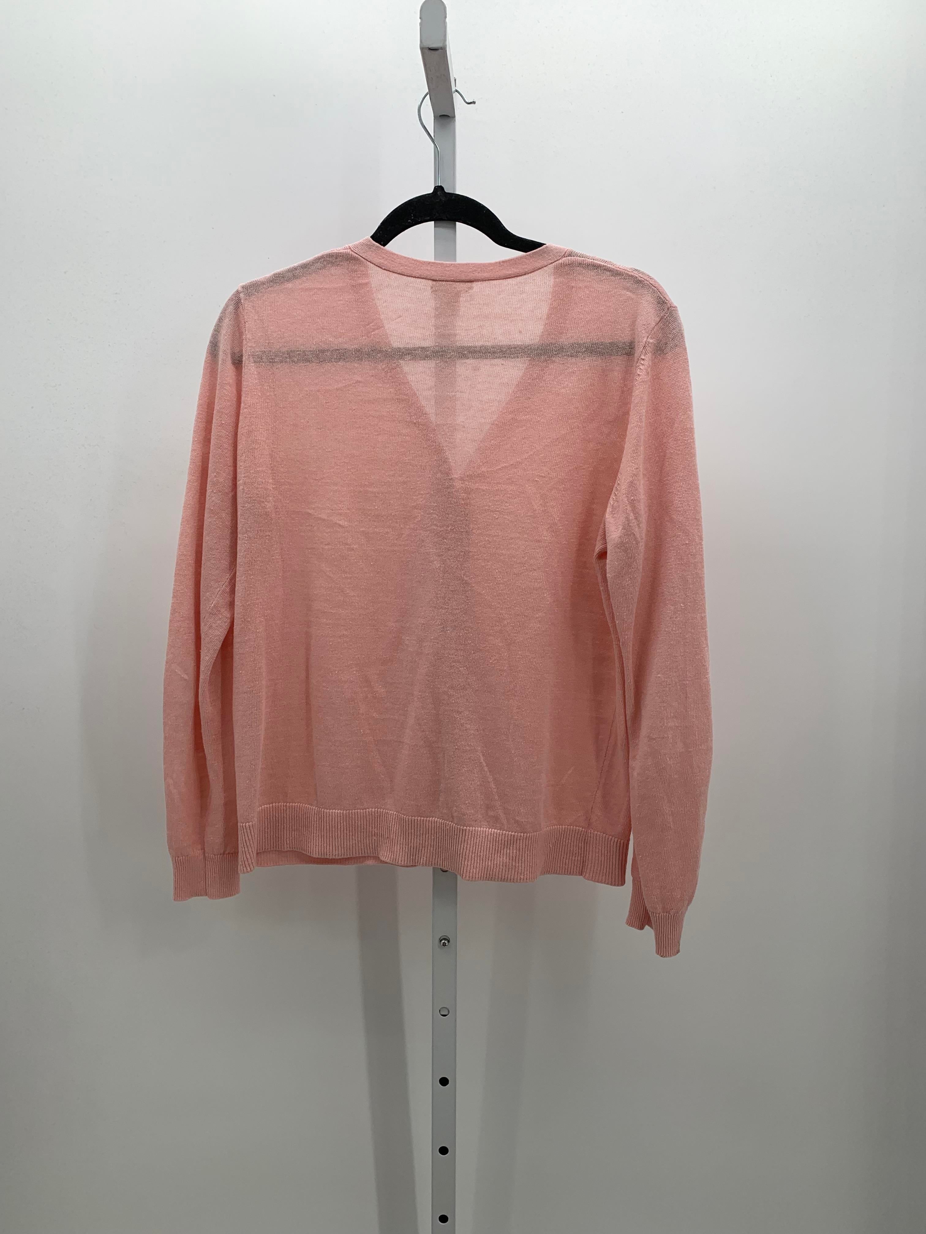 Garnet Hill Size Medium Misses Long Slv Sweater