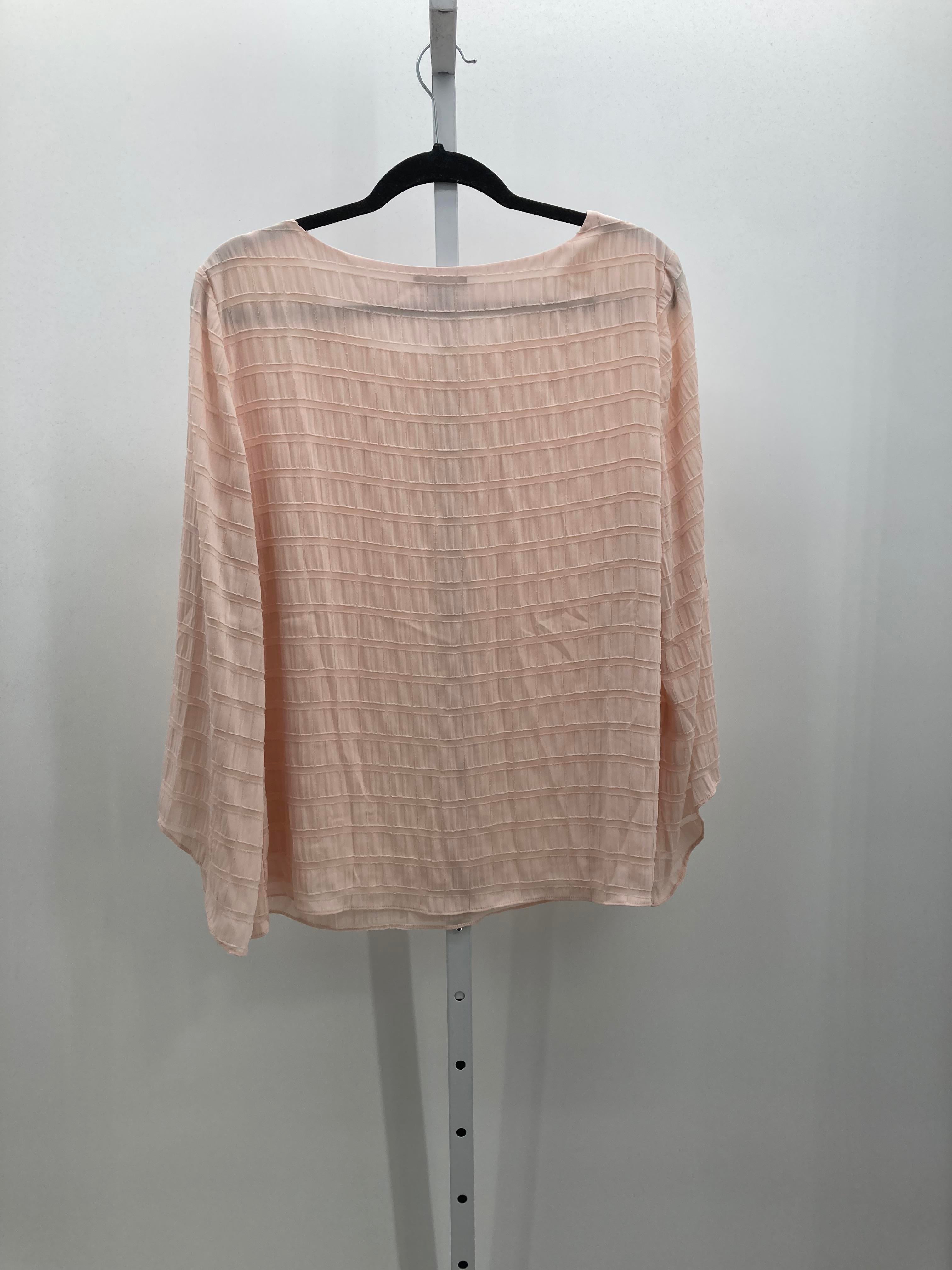 Alfani Size Large Misses Long Sleeve Shirt