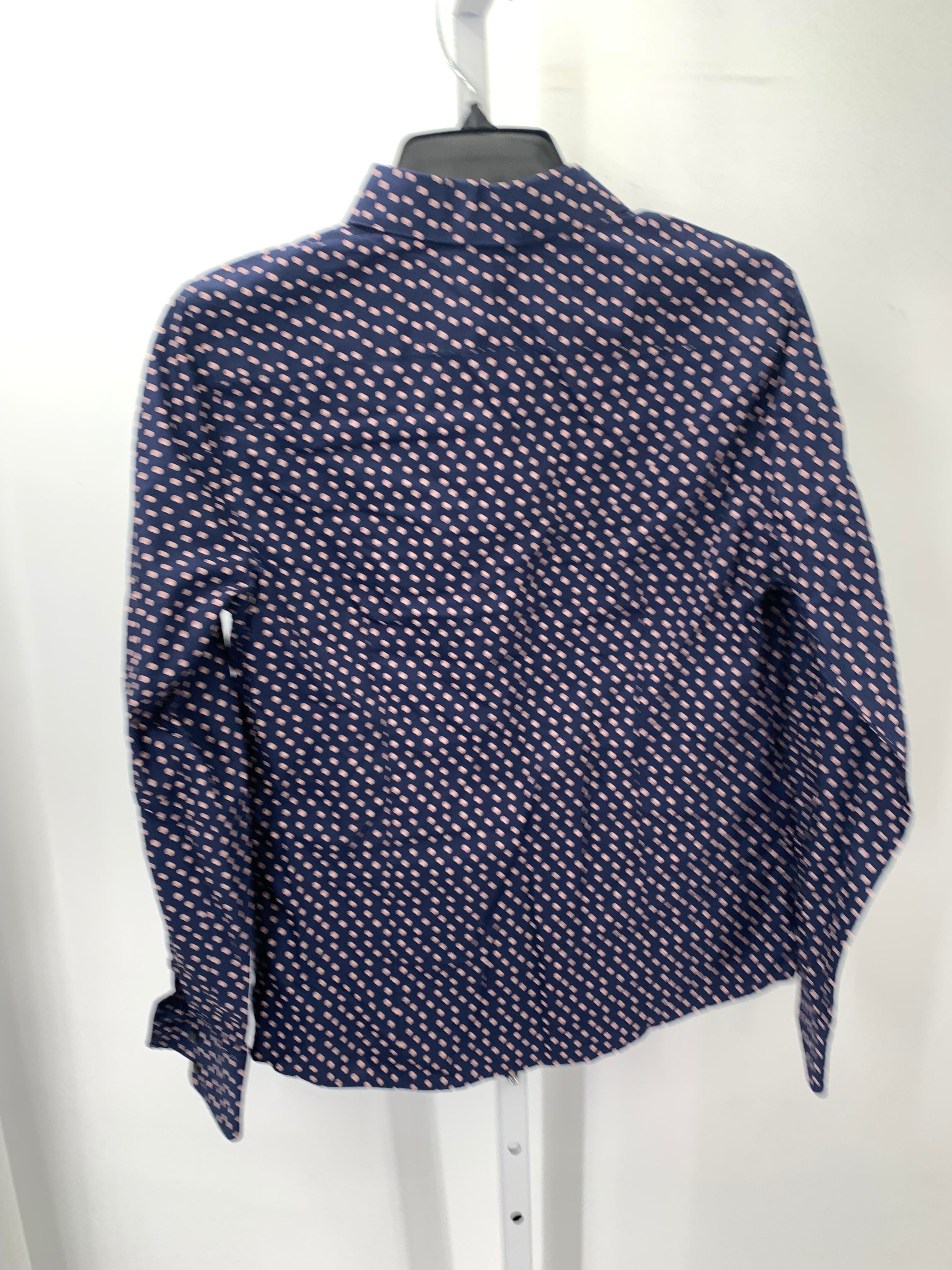 Lands End Size 6 Misses Long Sleeve Shirt