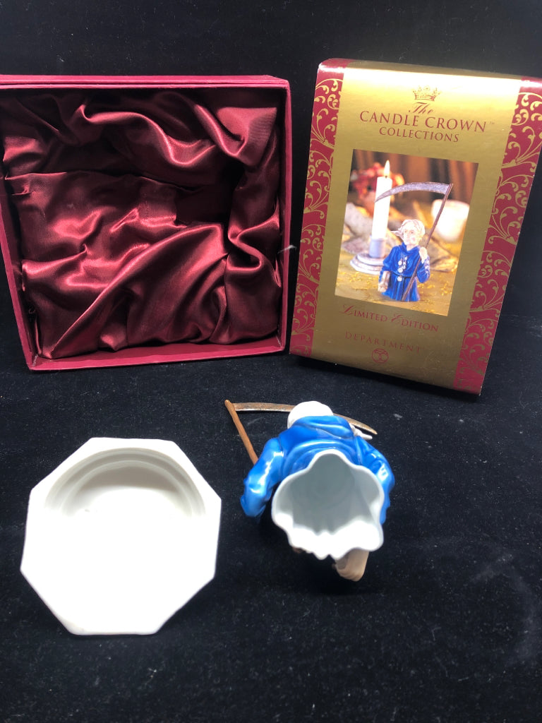 FATHER TIME 2000 CANDLE CROWN FIGURE IN BOX.