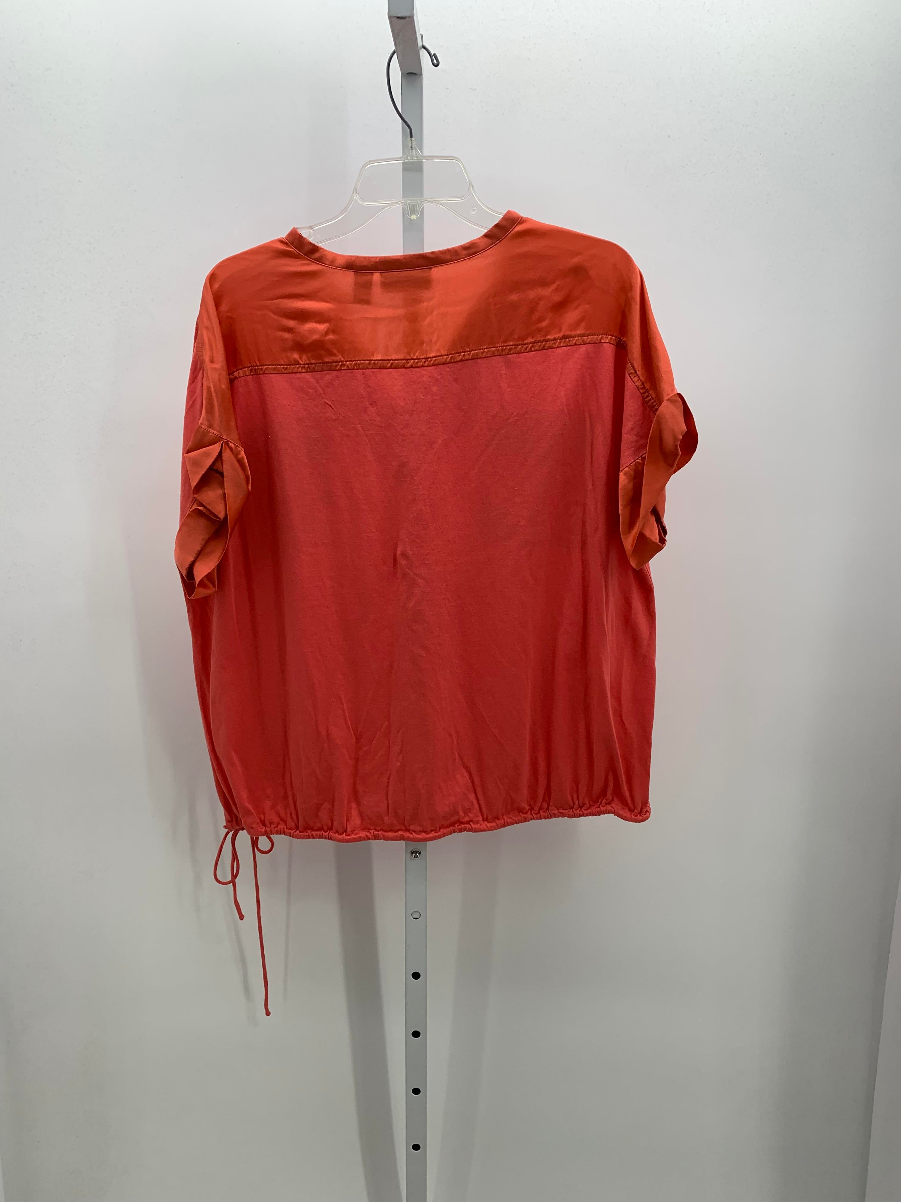 Chico's Size Large Misses Short Sleeve Shirt