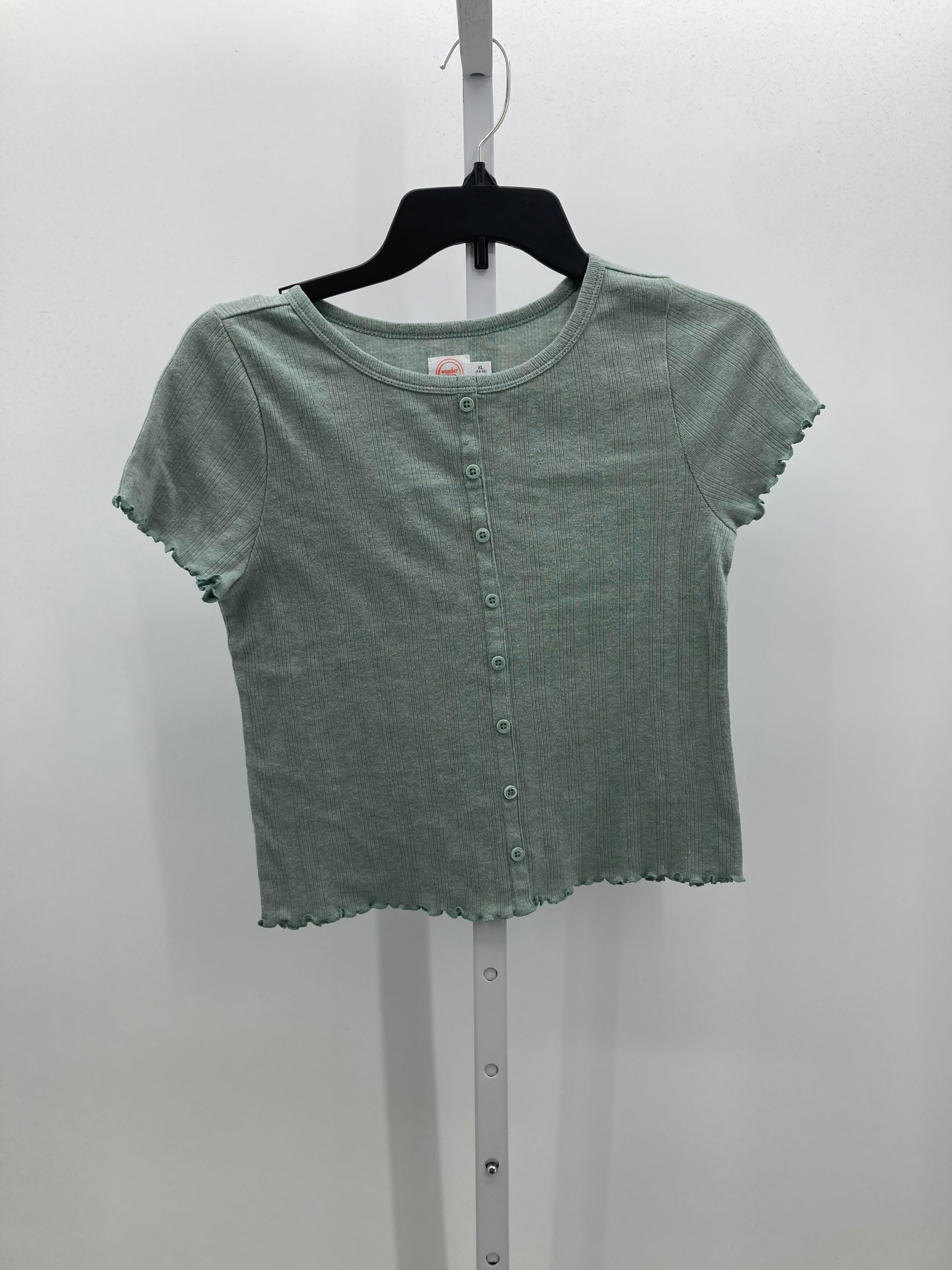 Wonder Nation Size 14-16 Girls Short Sleeve Shirt