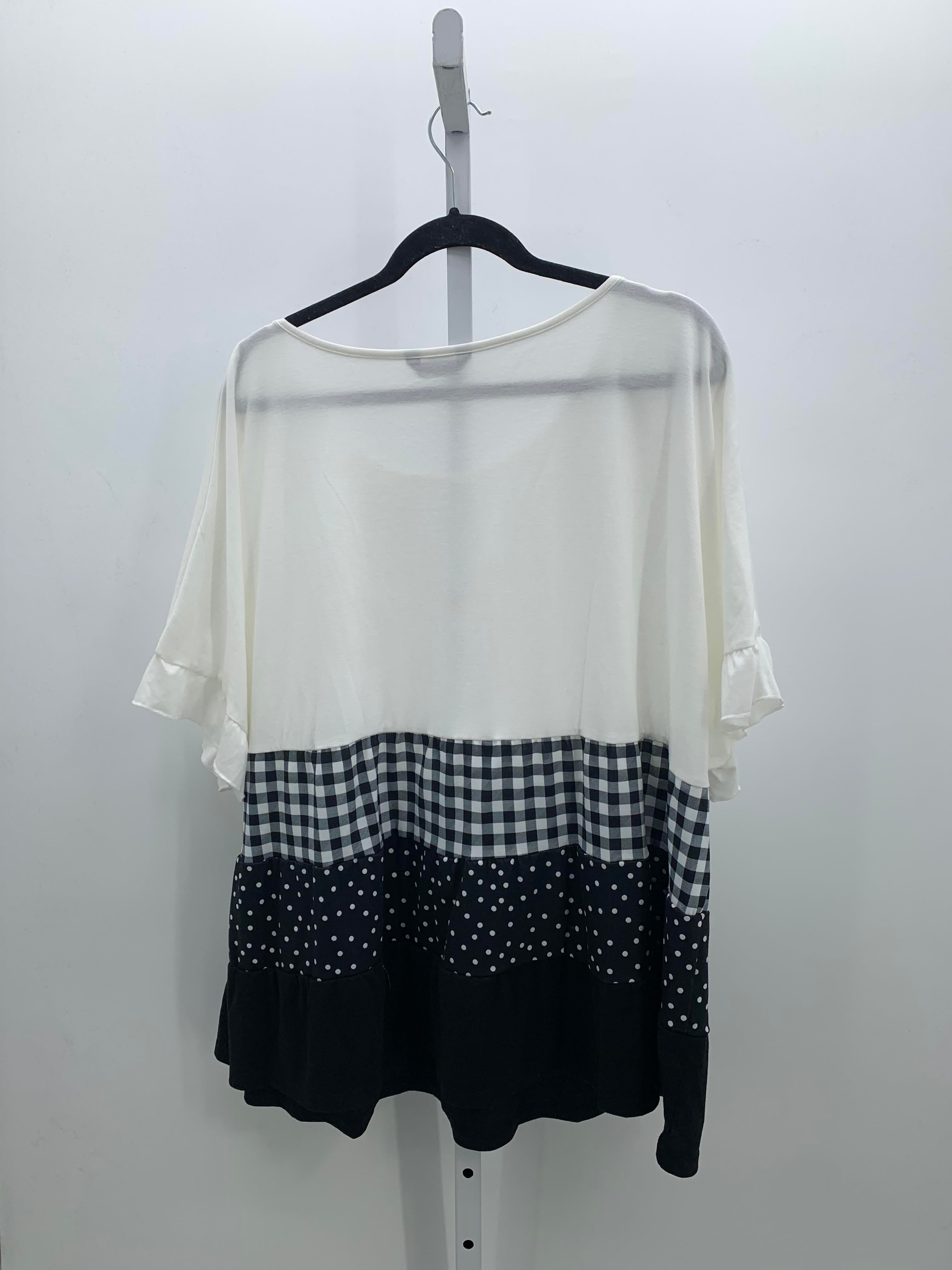 Size 18/20 W Womens Short Sleeve Shirt