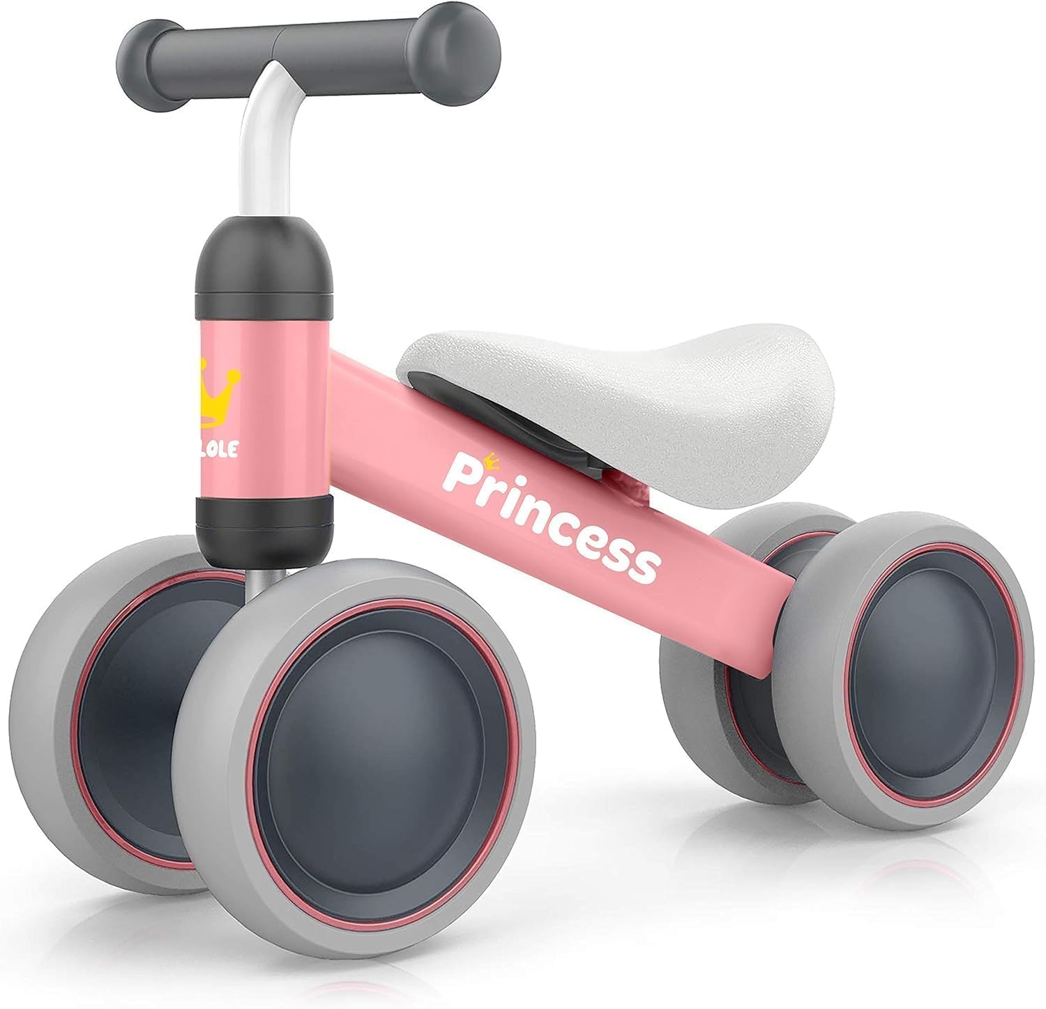 BEKILOLE Princess Pink Baby Balance Bike