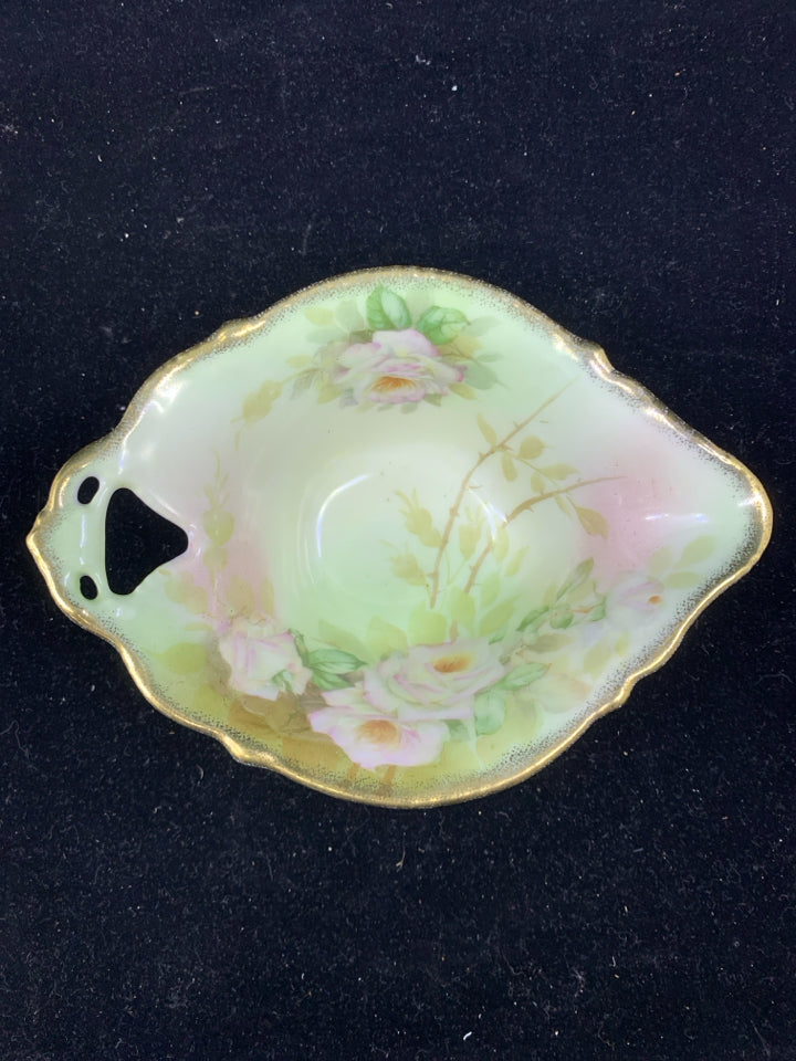 VTG BRIDAL ROSE BOWL.