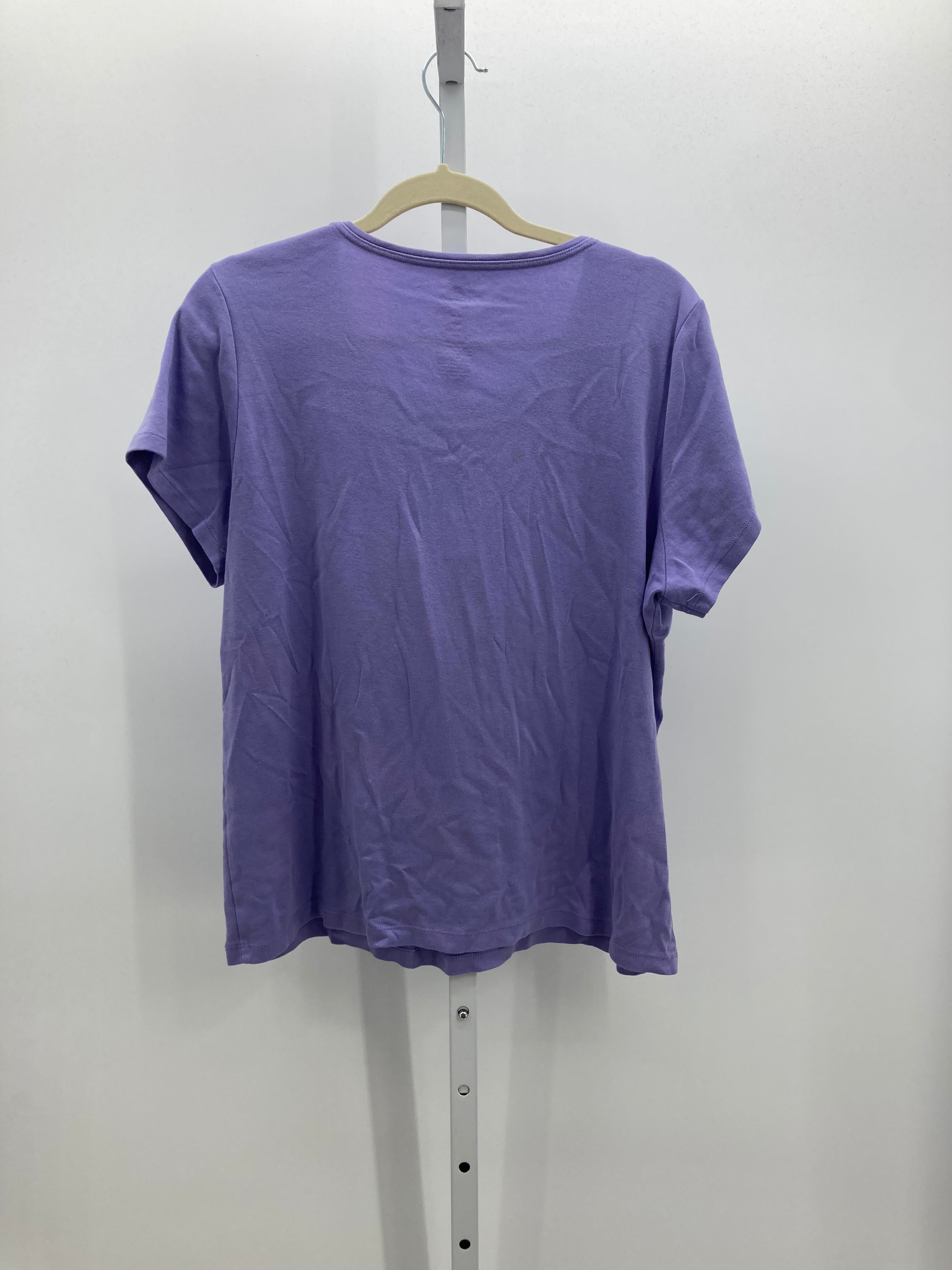 St. Johns Bay Size XX Large Petite Petite Short Sleeve Shirt