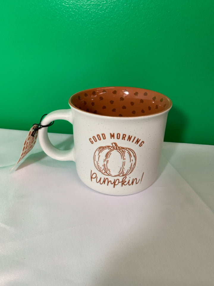 GOOD MORNING PUMPKIN MUG.