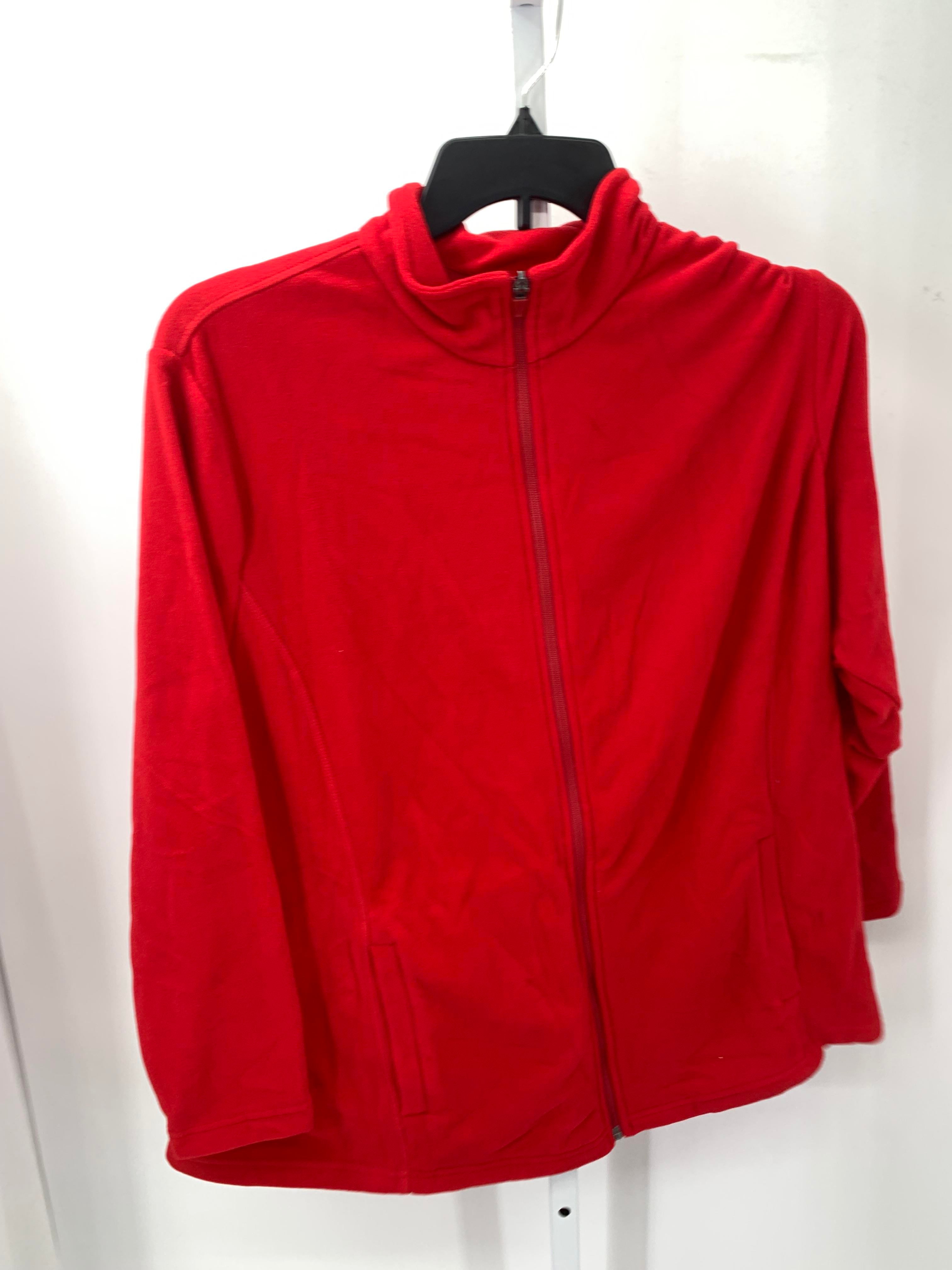 Lands End Size 2X Womens Fleece Jacket