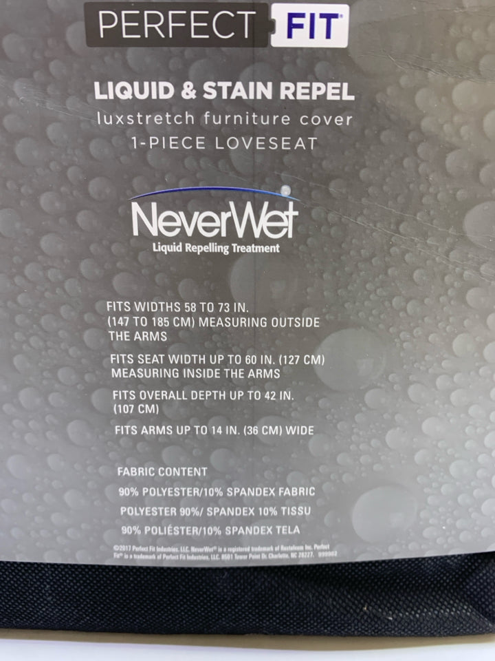 NIP 1 CREAM LOVESEAT COVER PERFECT FIT.