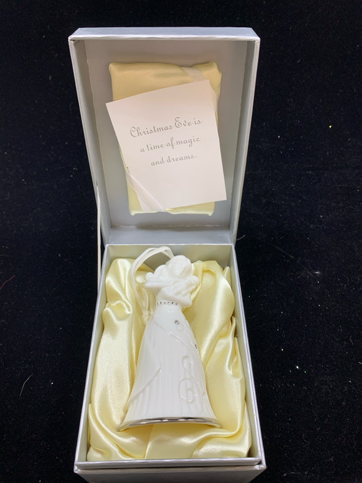 CHRISTMAS EVE ANGEL ORNAMENT.