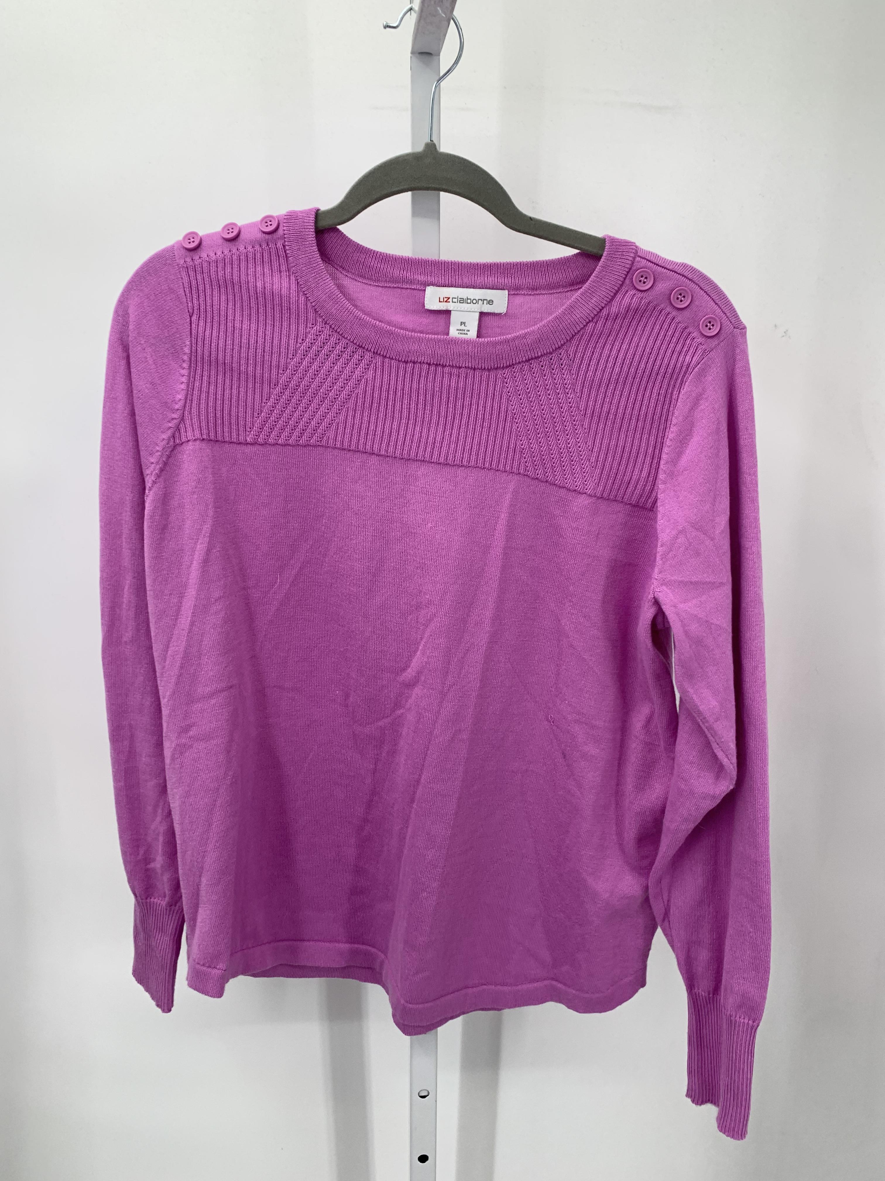 Liz Lange Size Large Petite Petite Long Slv Sweater