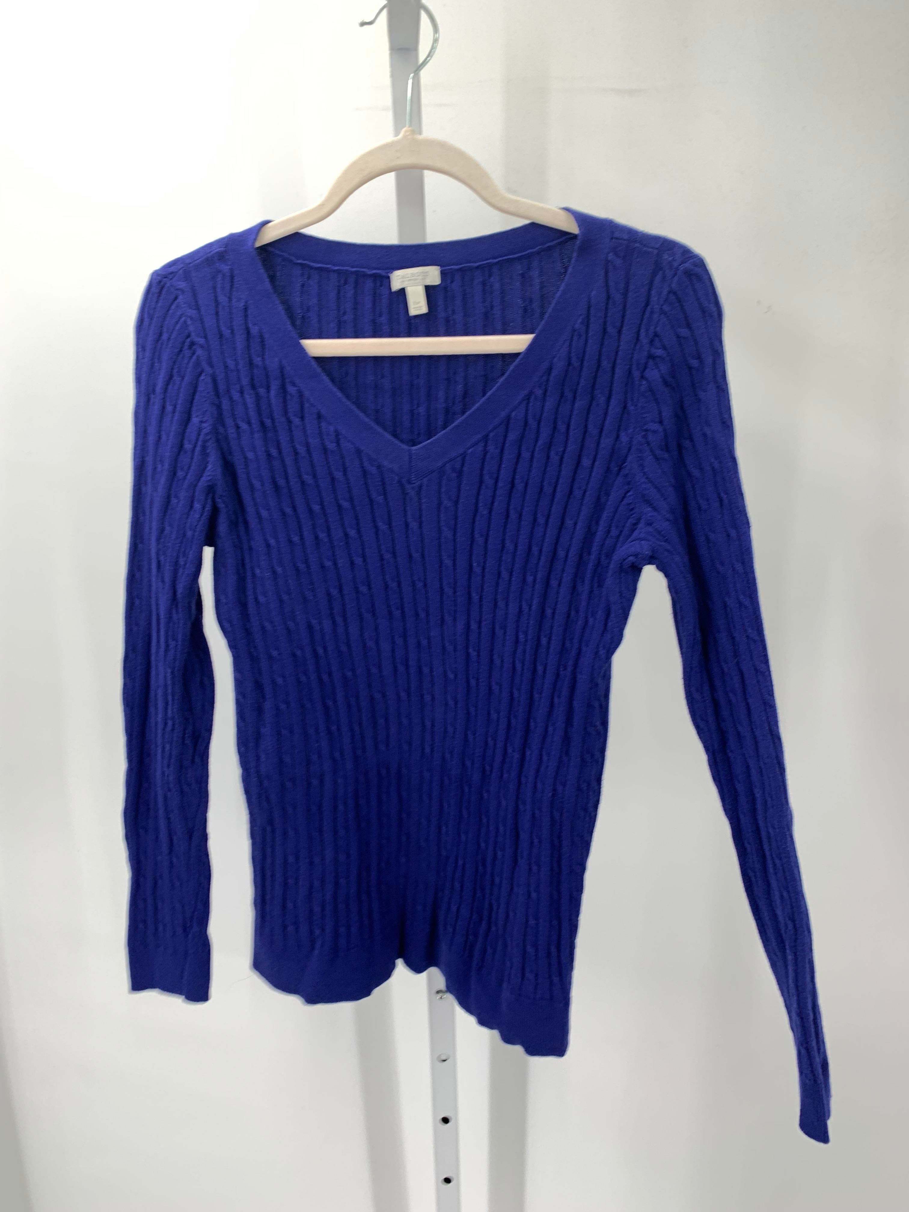 Talbots Size Large Petite Petite Long Slv Sweater
