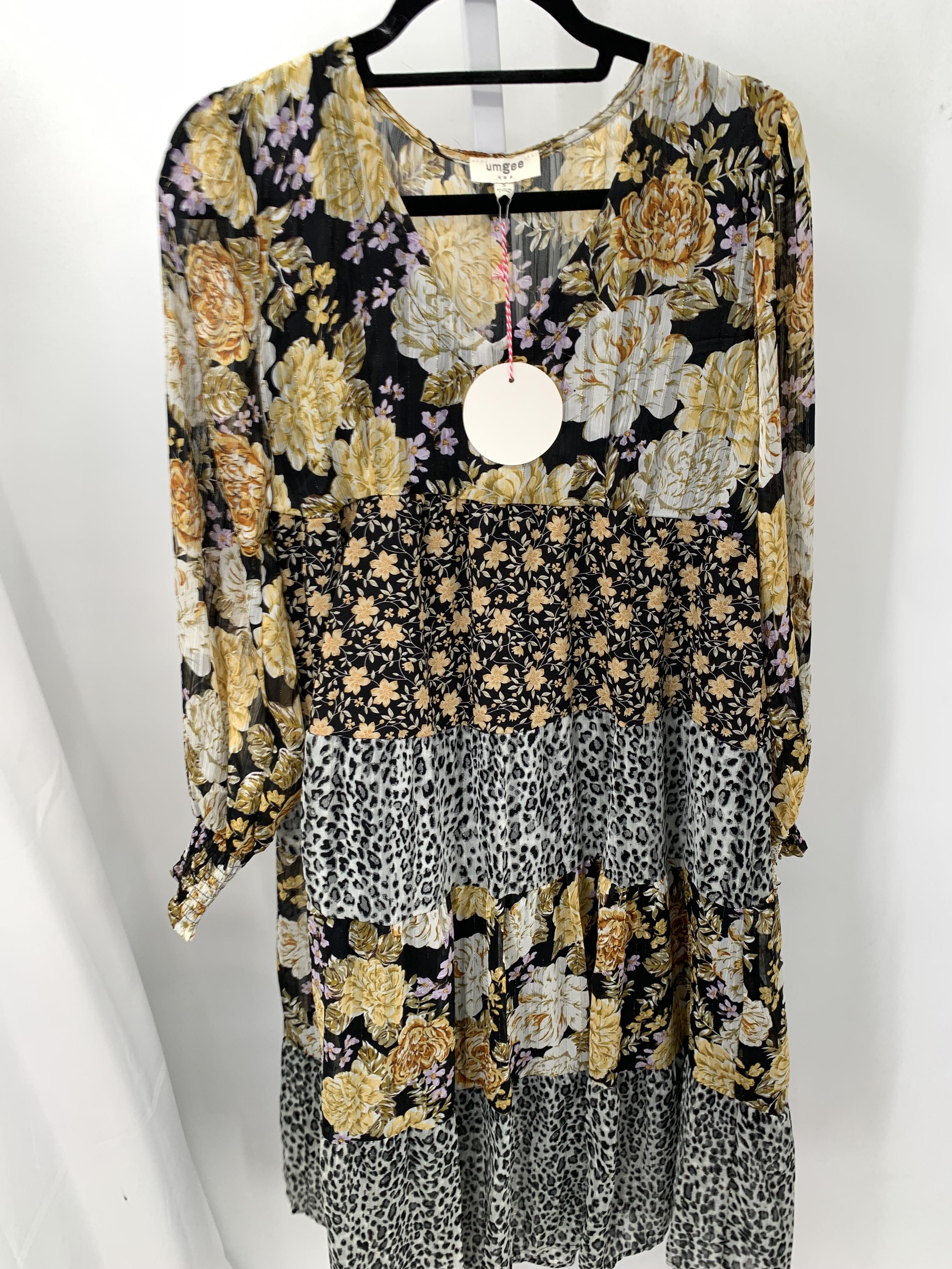 um Gee Size Small Misses Long Sleeve Dress