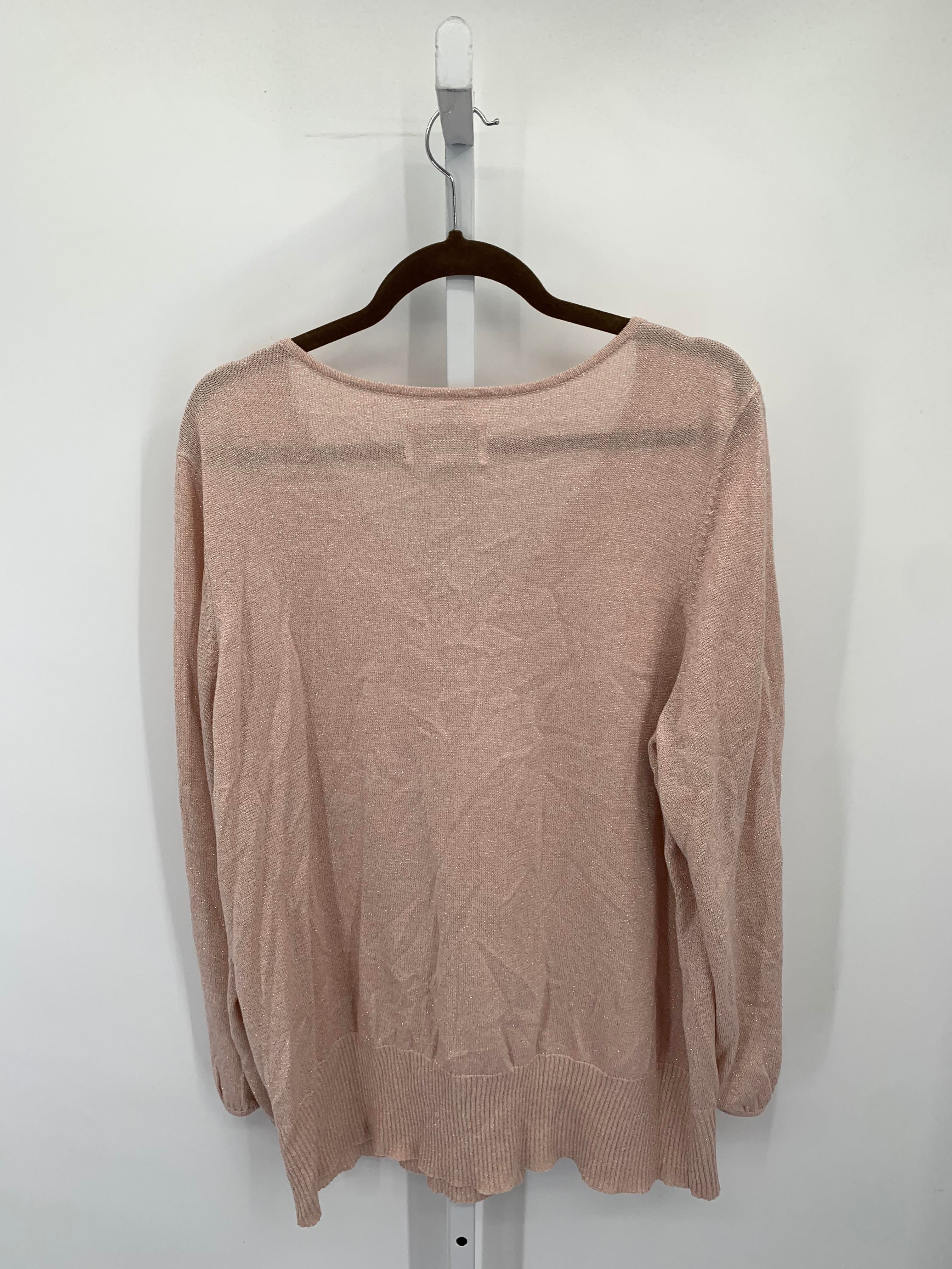 Avenue Size 22/24 W Womens Long Slv Sweater