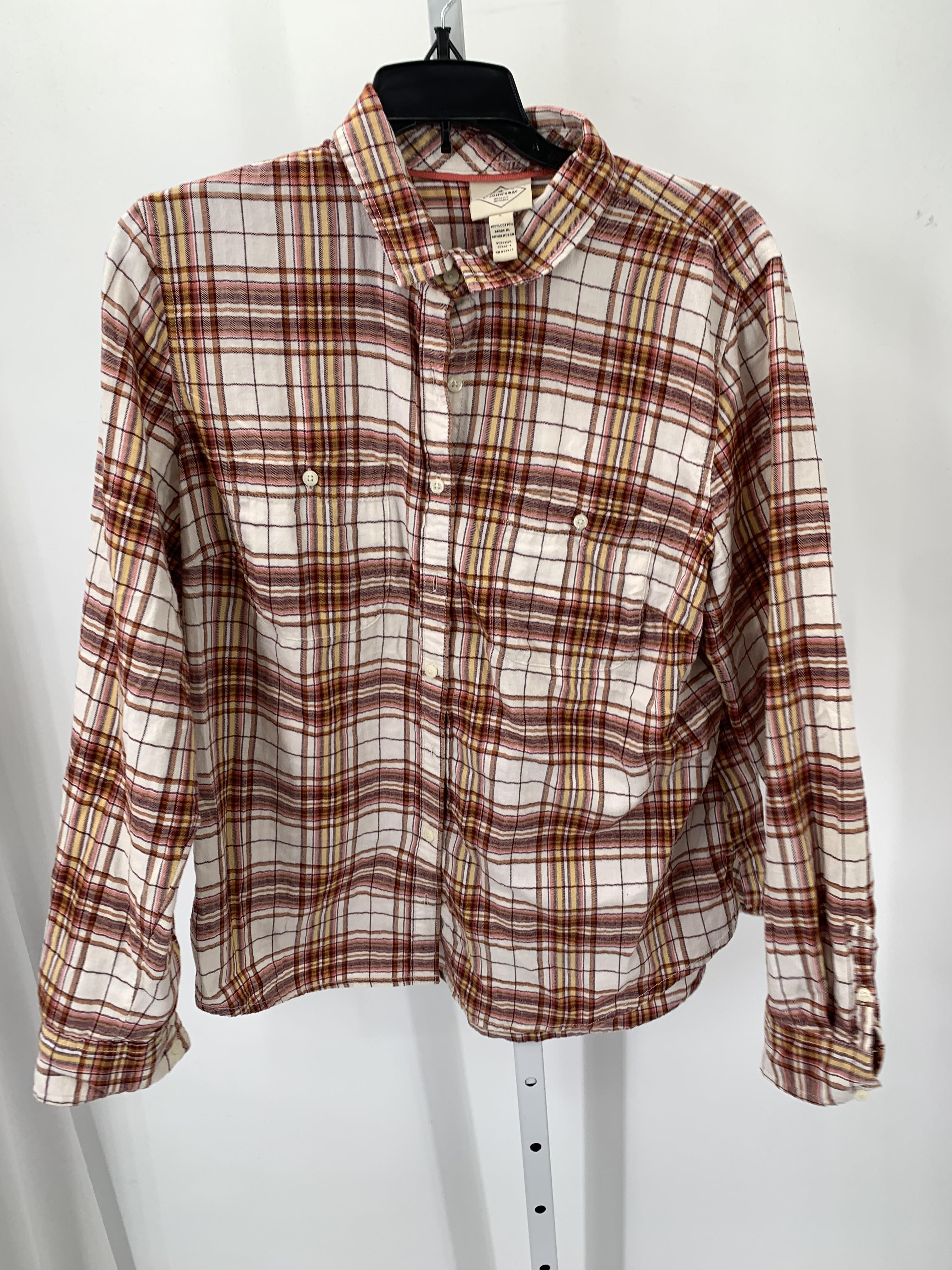 St. Johns Bay Size Large Misses Long Sleeve Shirt