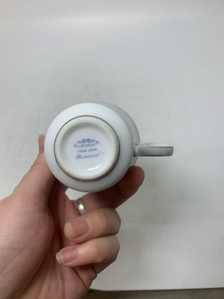 MINI ROSAMOND  W/ SILVER DETAILS TEACUP 2.