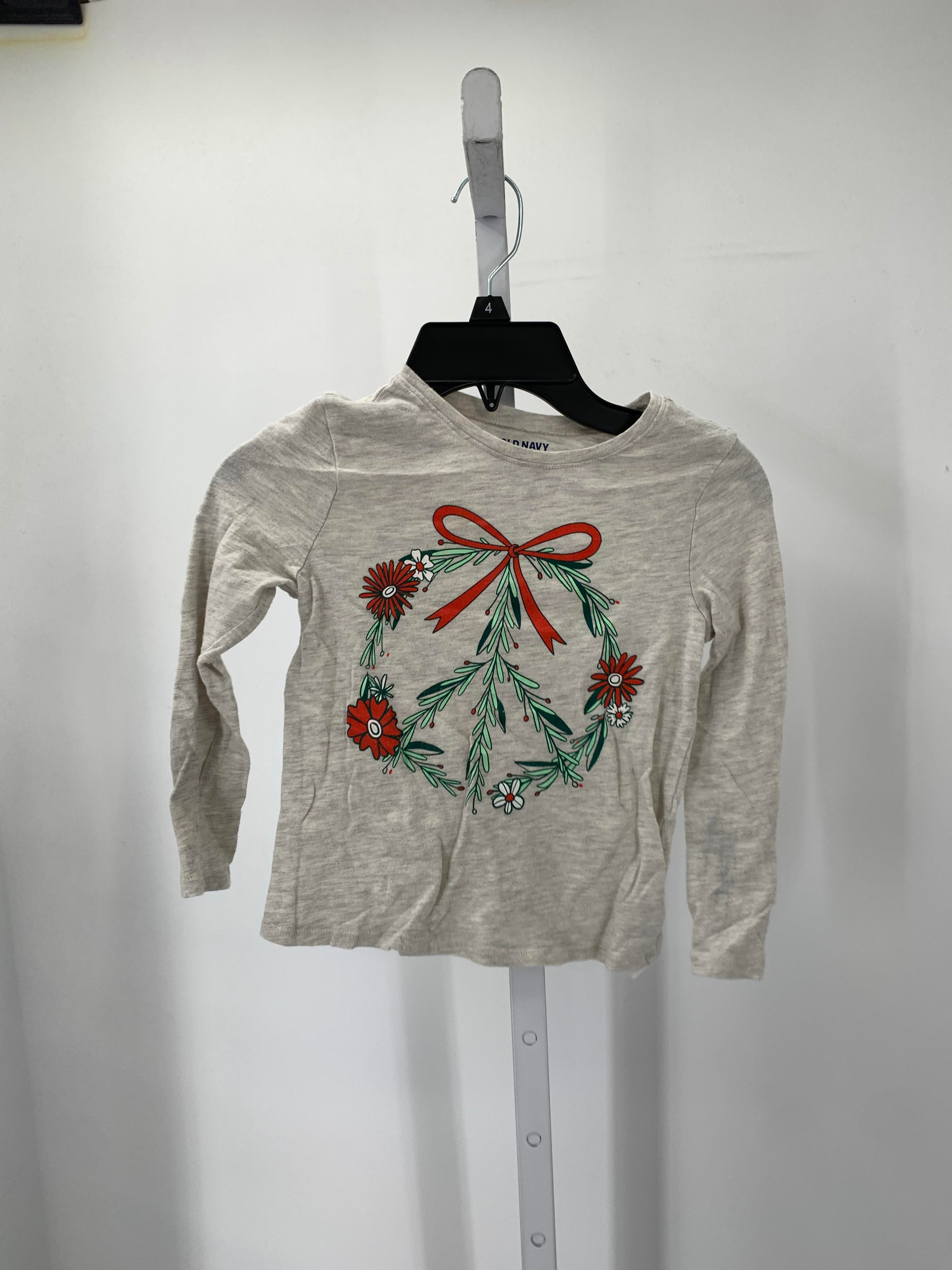 Old Navy Size 5T Girls Long Sleeve Shirt