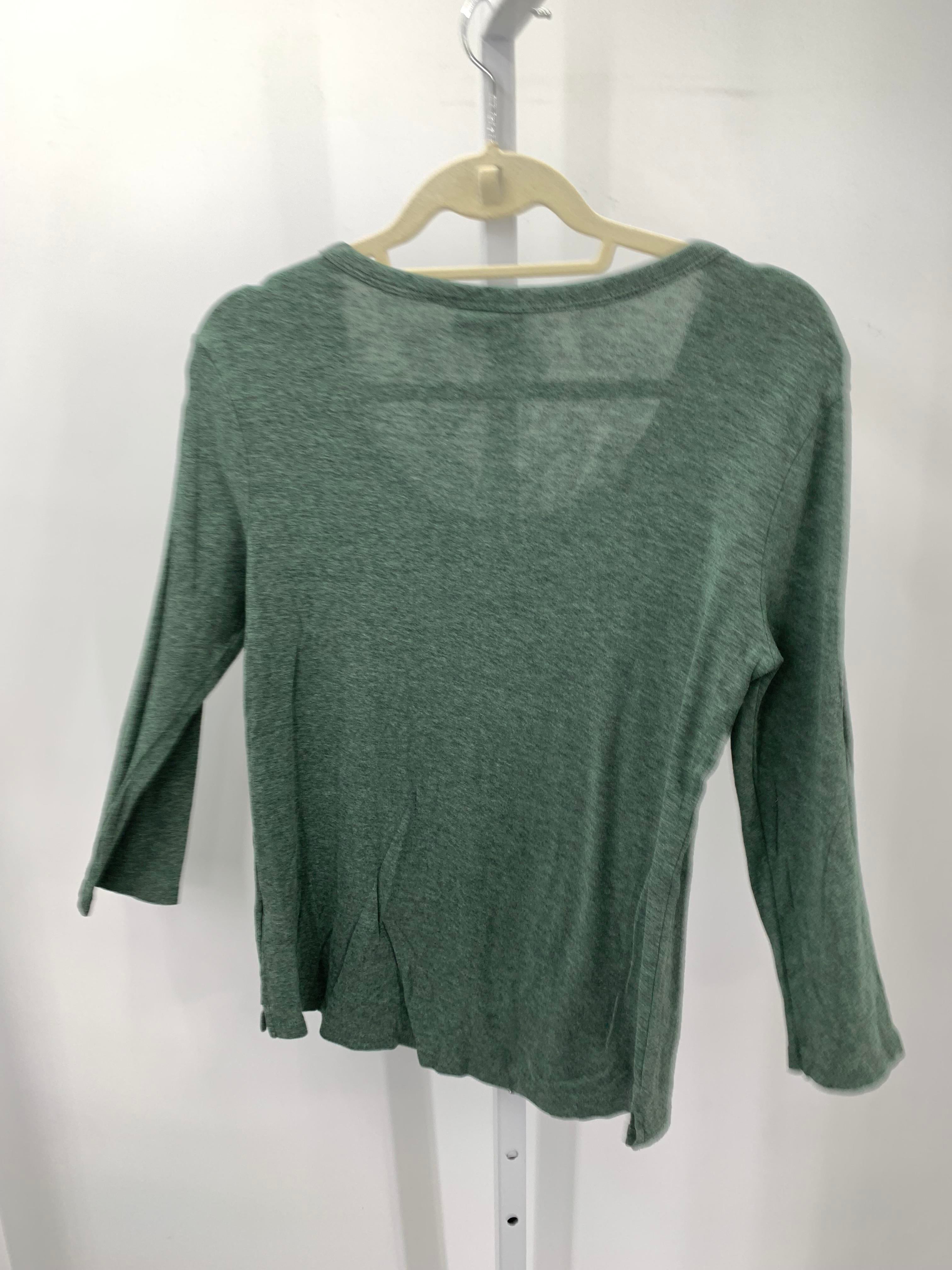 Cynthia Rowley Size Large Misses 3/4 Sleeve Shirt