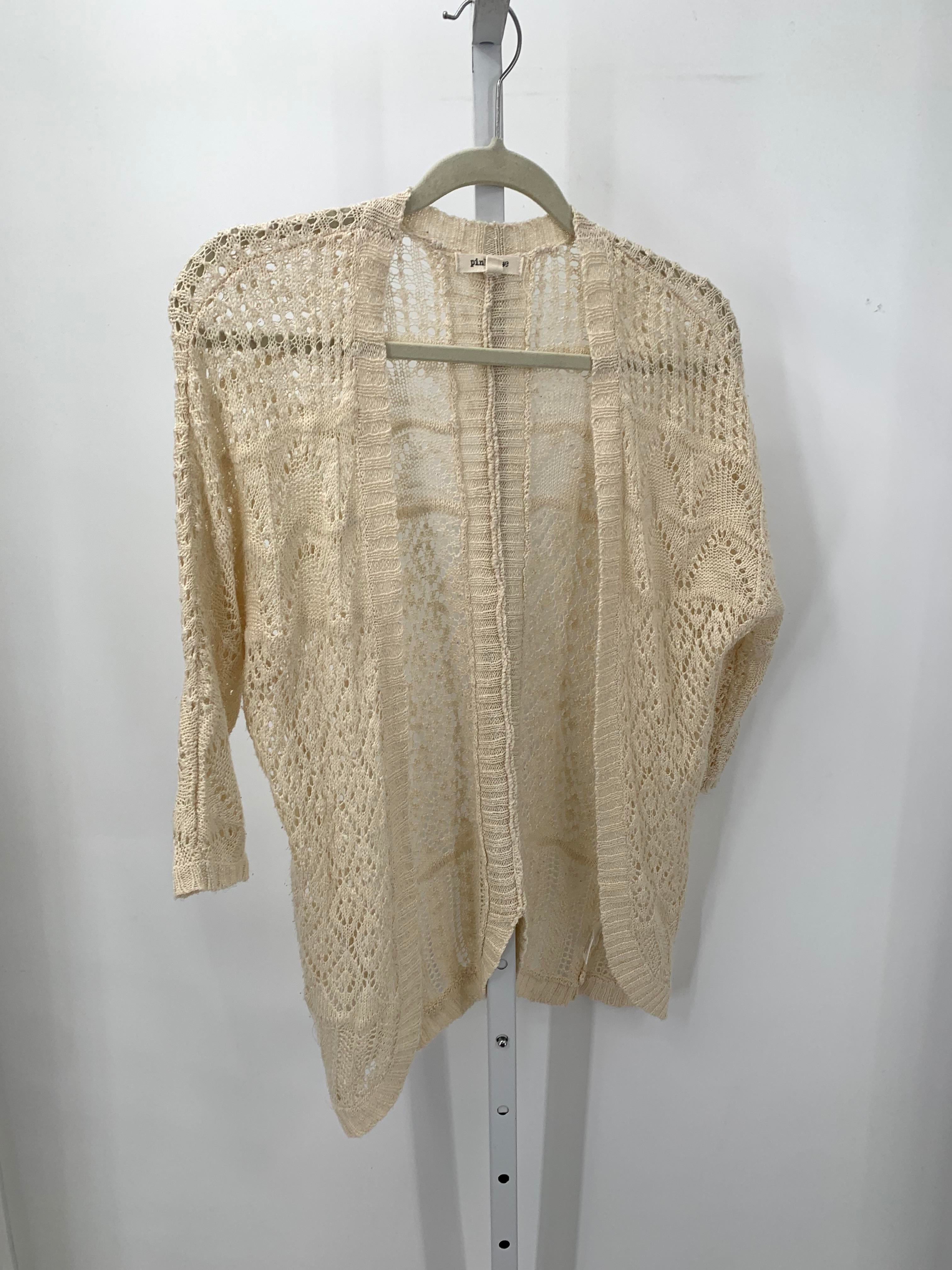 Pink Rose Size Small Juniors Cardigan