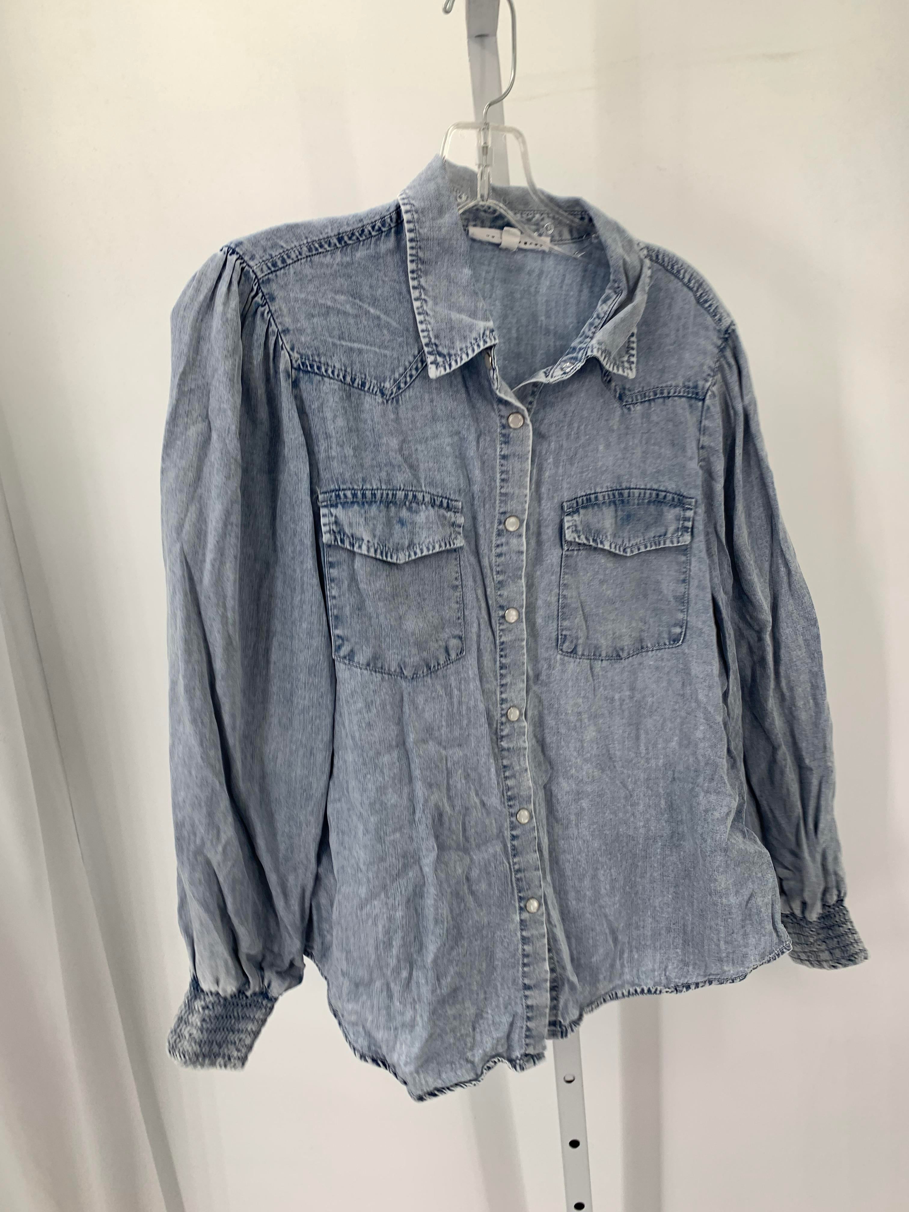 Jane + Delancey Size Medium Misses Long Sleeve Shirt
