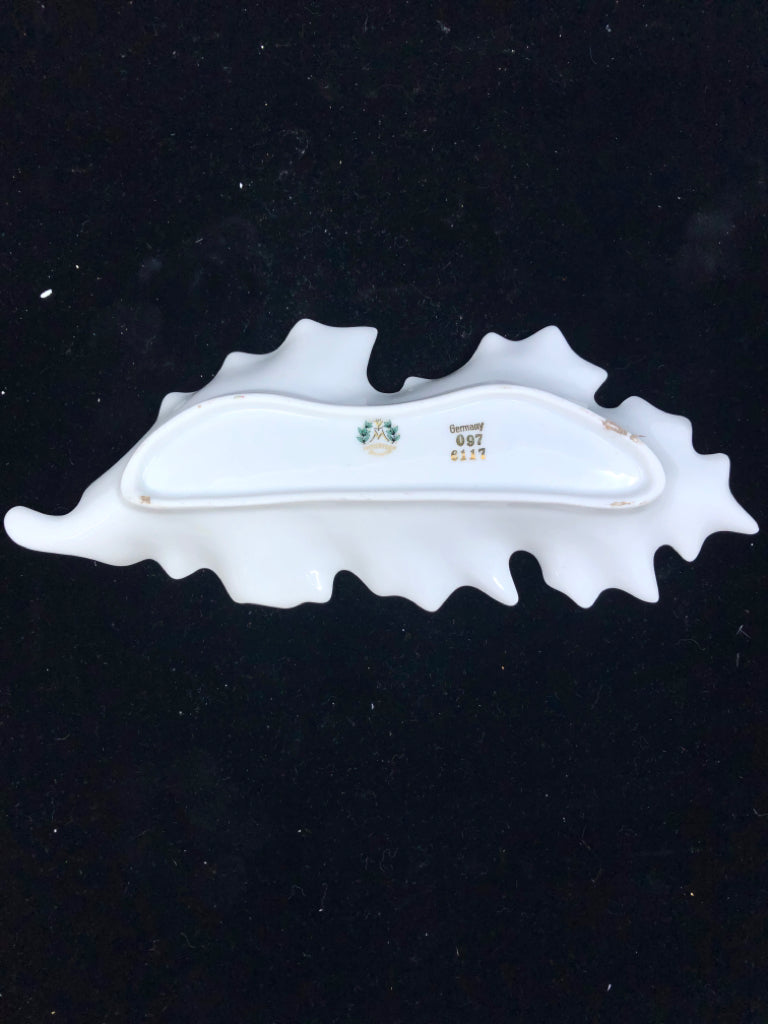 VTG SUNFLOWER LEAF SHAPED DISH- GERMANY.