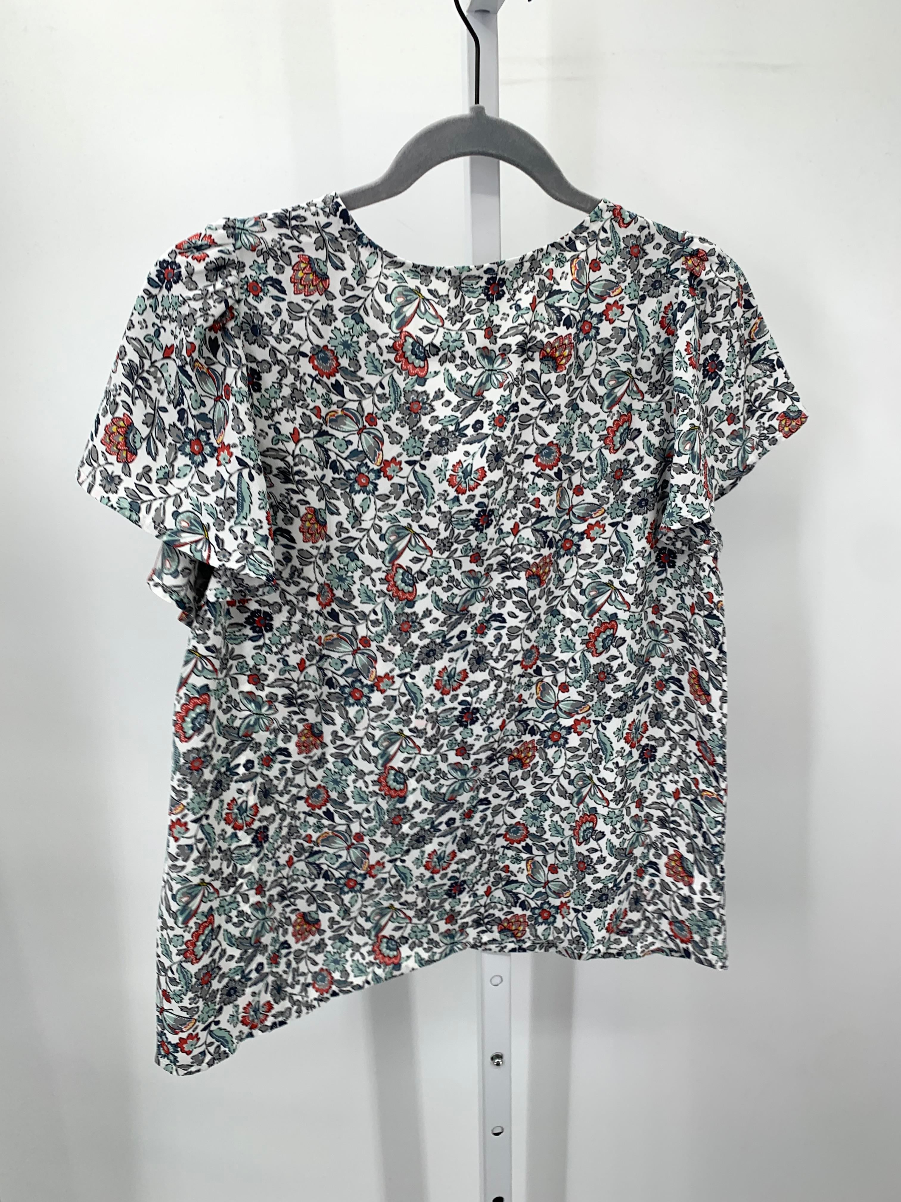Loft Size X Small Misses Short Sleeve Shirt