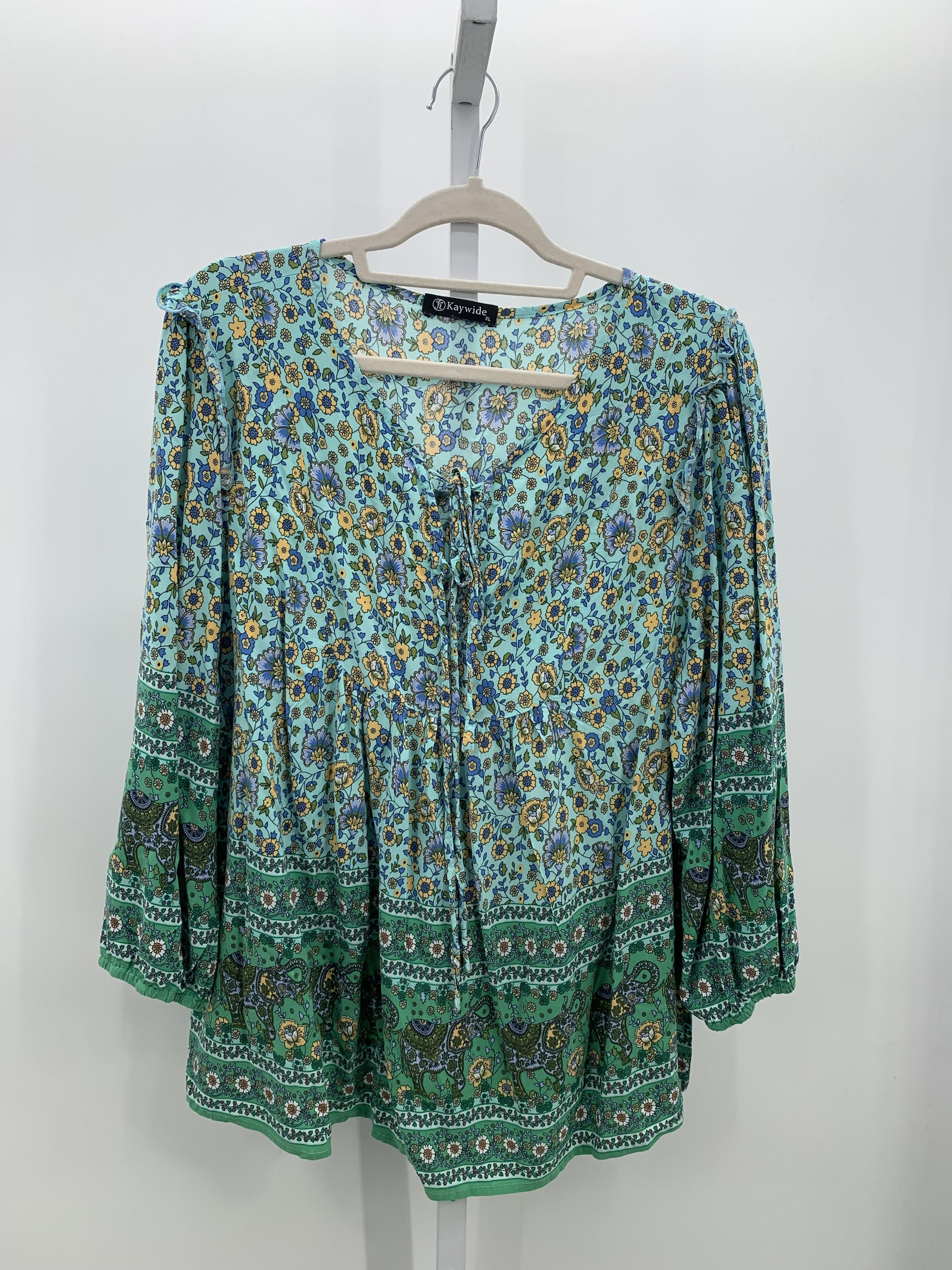 Size Extra Large Misses Long Sleeve Shirt