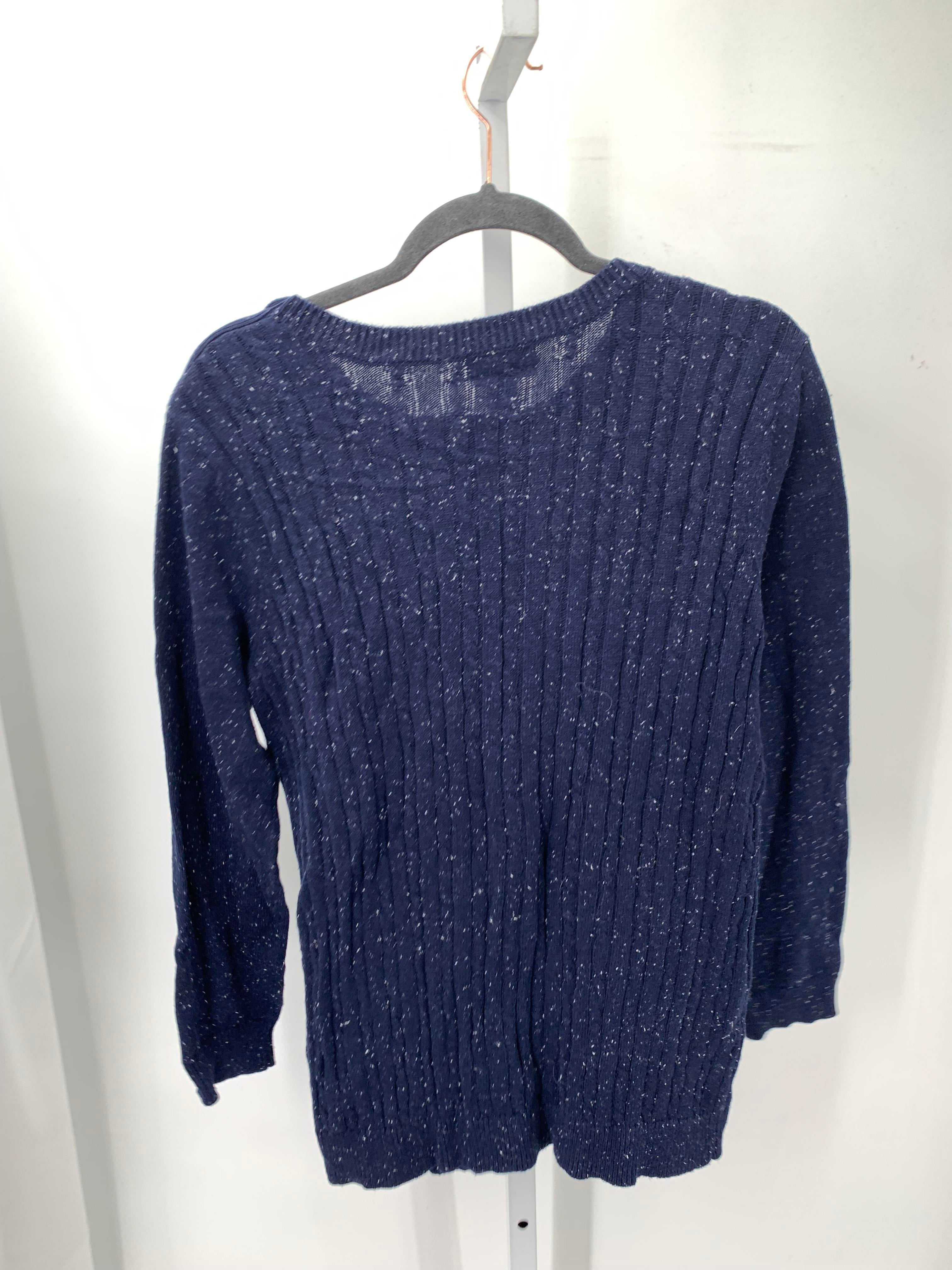 Laura Scott Size Large Misses Long Slv Sweater
