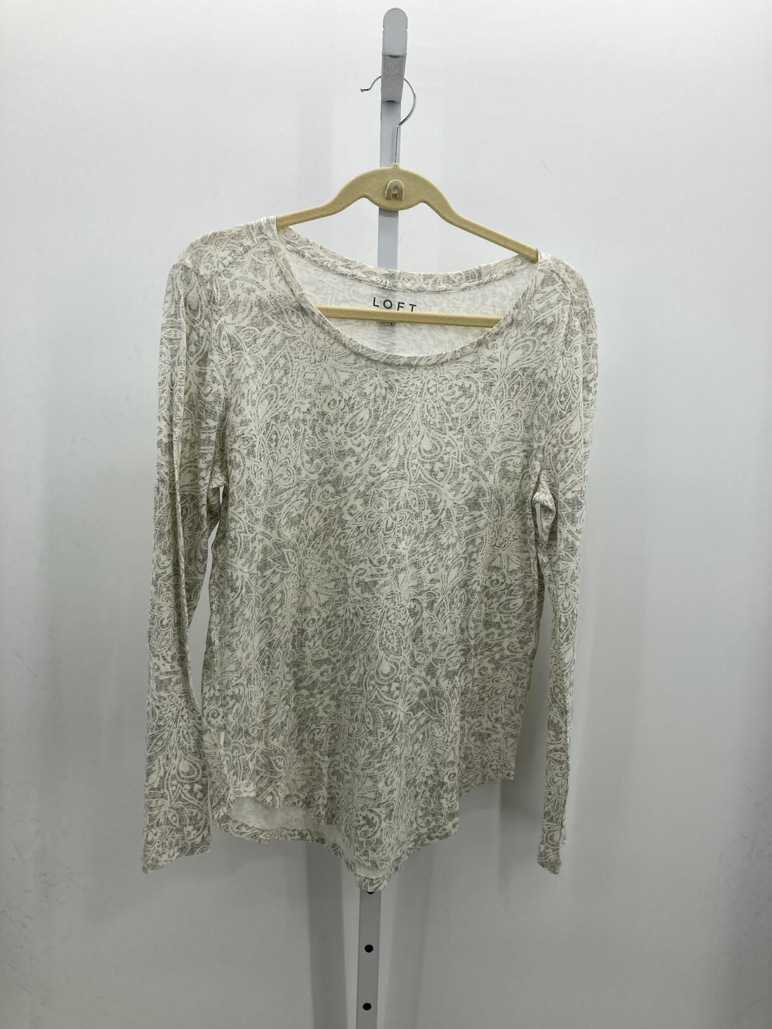 Loft Size Large Misses Long Sleeve Shirt