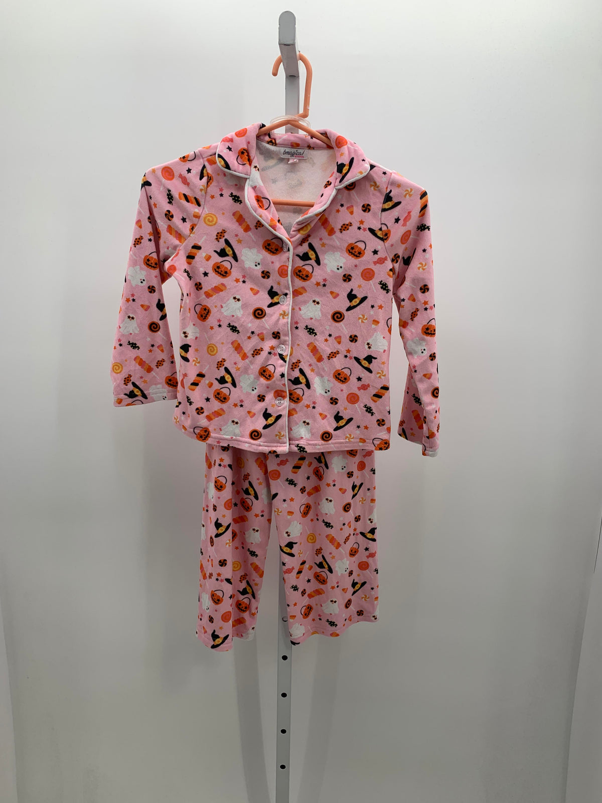 FLEECE PJS GHOSTS AND WITCHES HAT