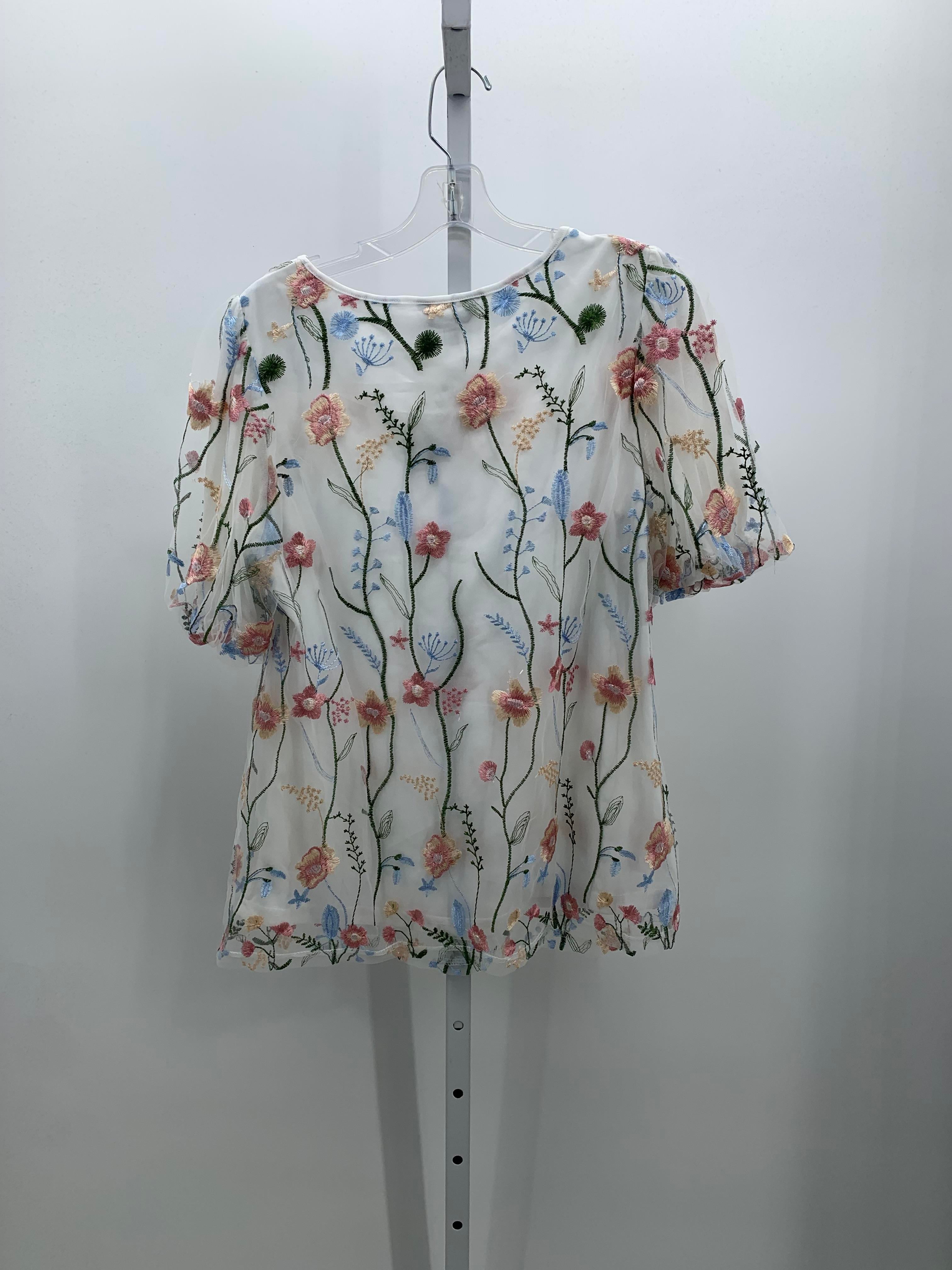 Size 14 Misses Short Sleeve Shirt