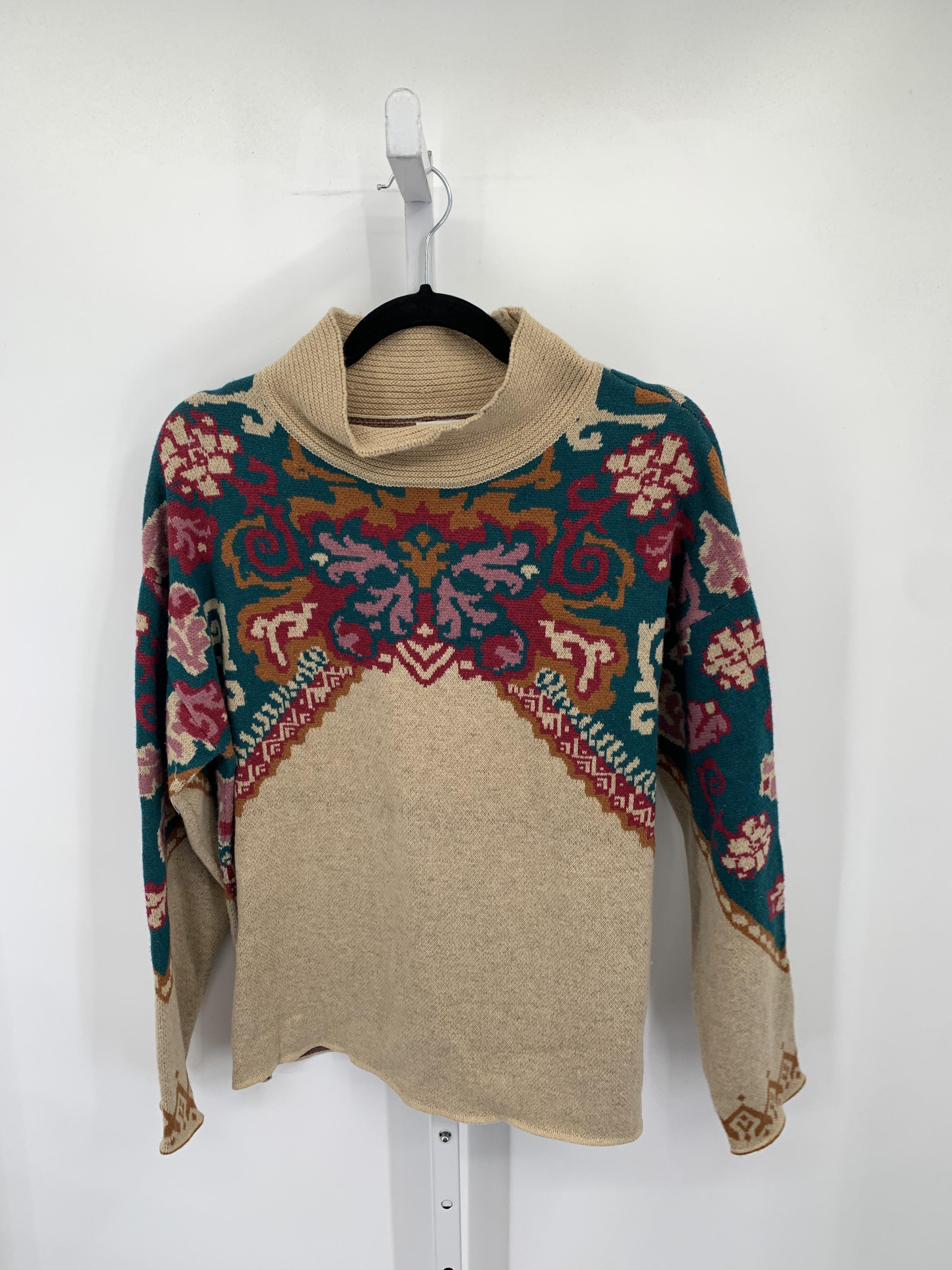 sundance Size Medium Misses Long Slv Sweater