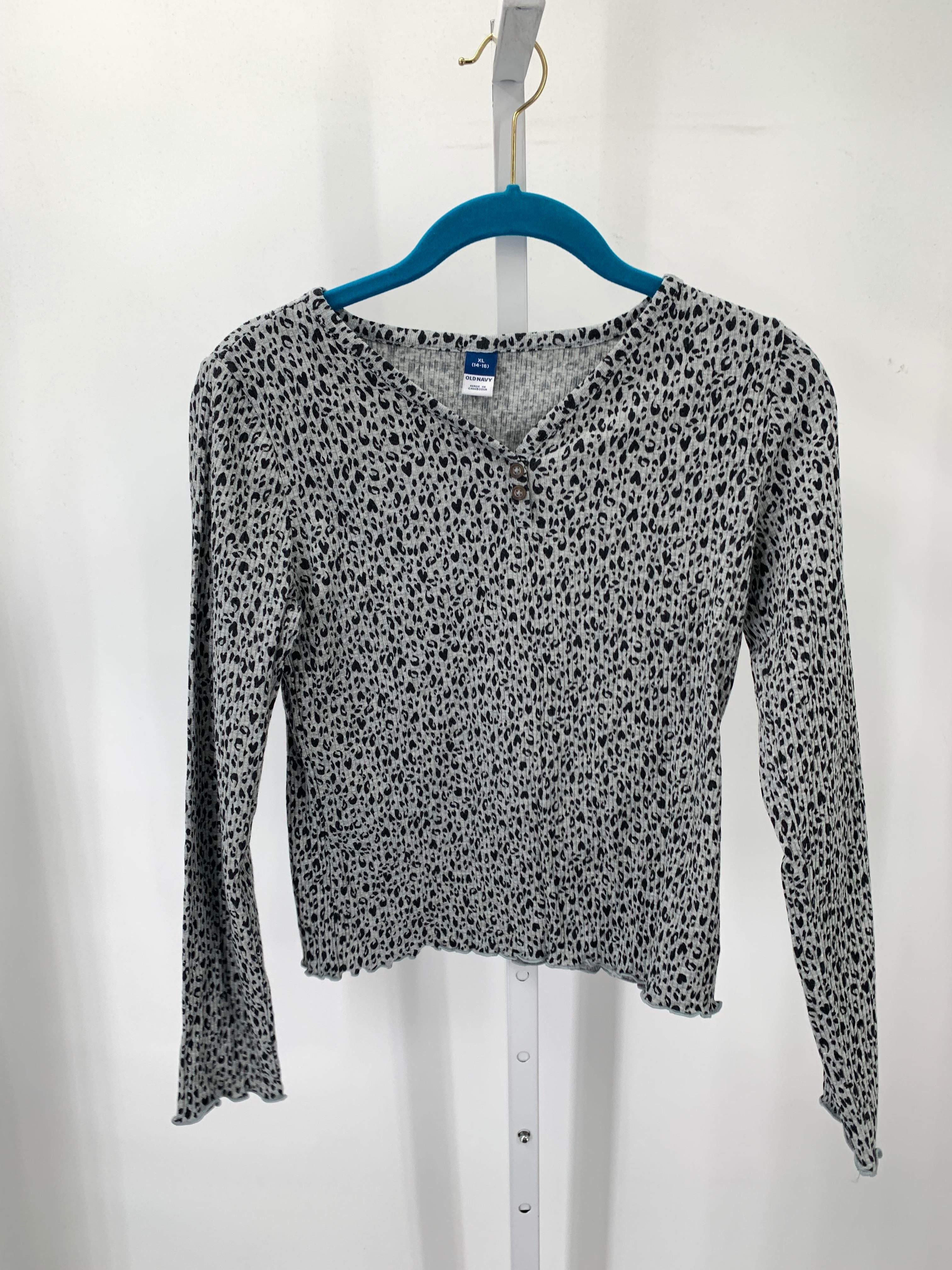 Old Navy Size 14-16 Girls Long Sleeve Shirt