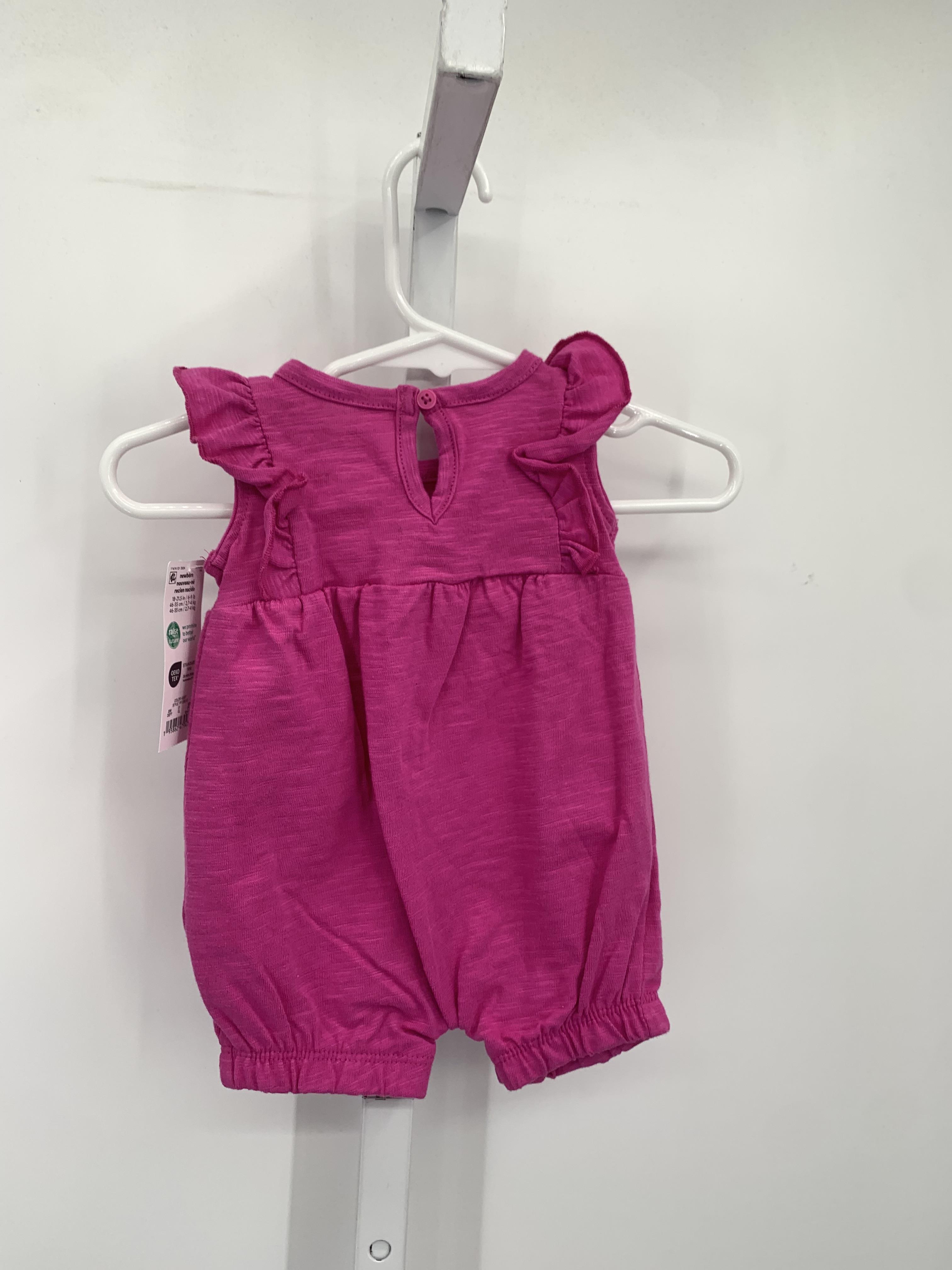 Carters Size Newborn Girls Sleeveless Romper