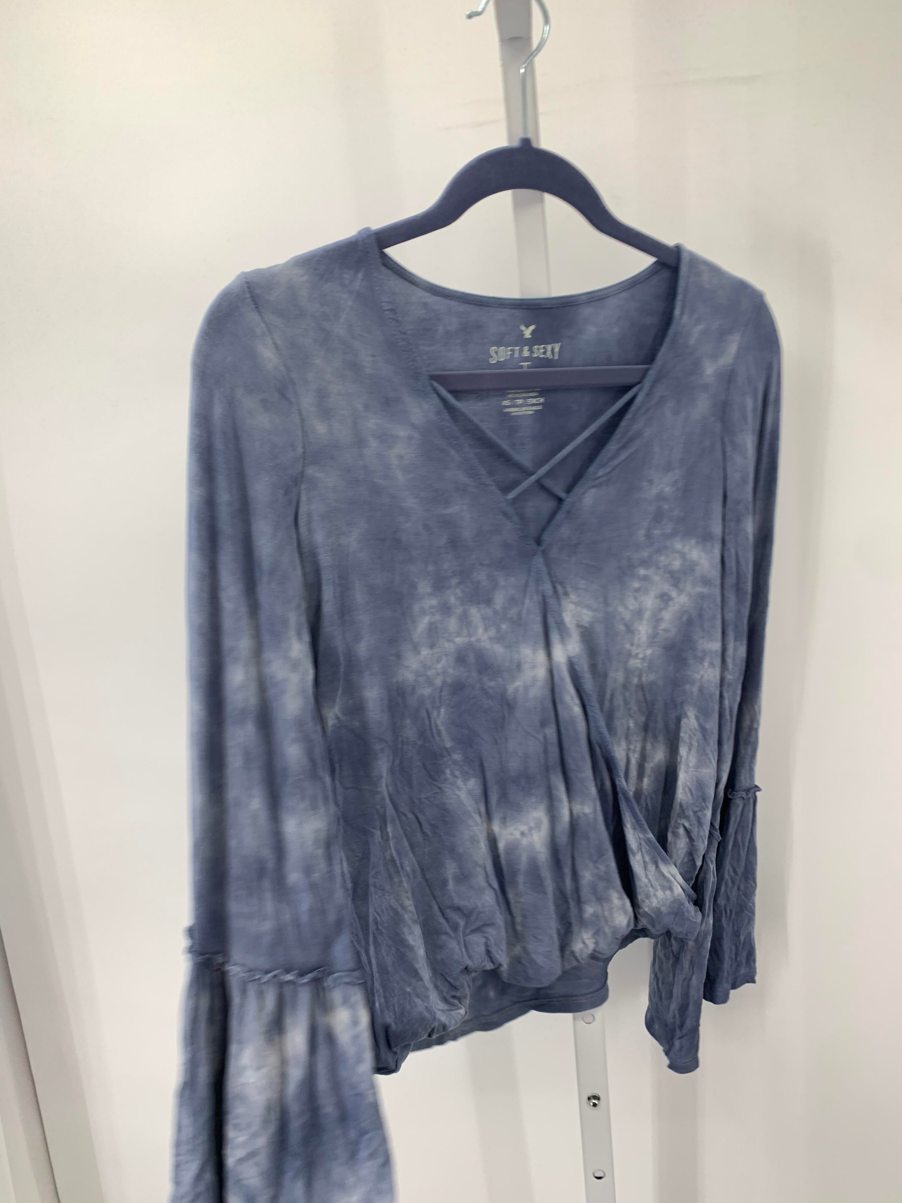 American Eagle Size X Small Juniors Long Sleeve Shirt