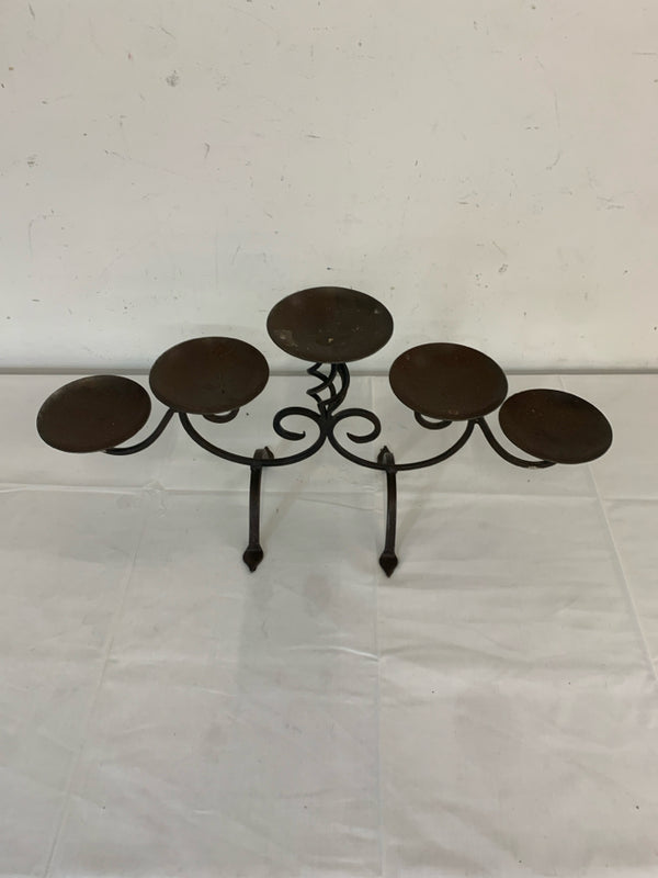 5 PILLAR CANDLE HOLDER.