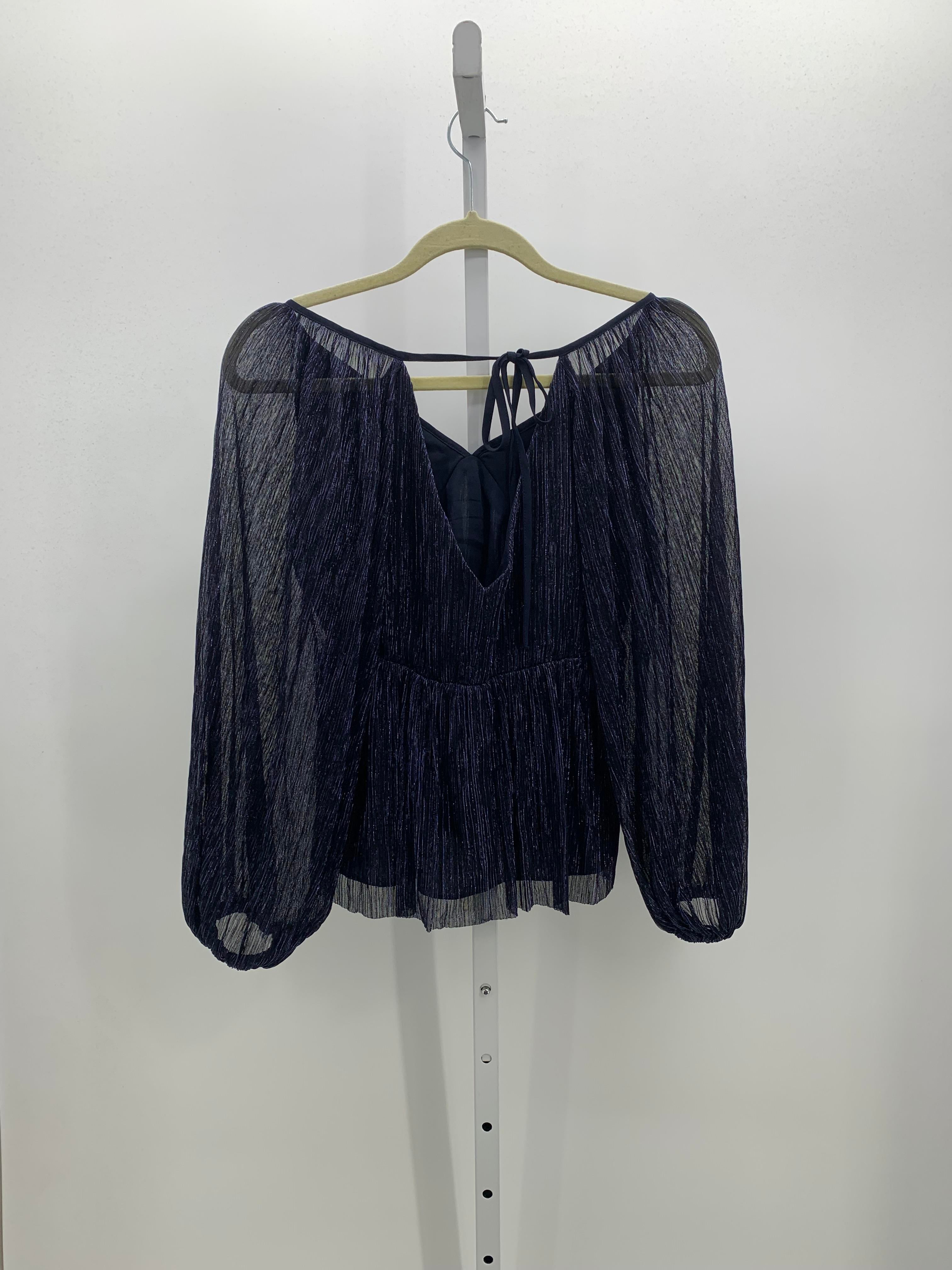 Express Size X Small Misses Long Sleeve Shirt