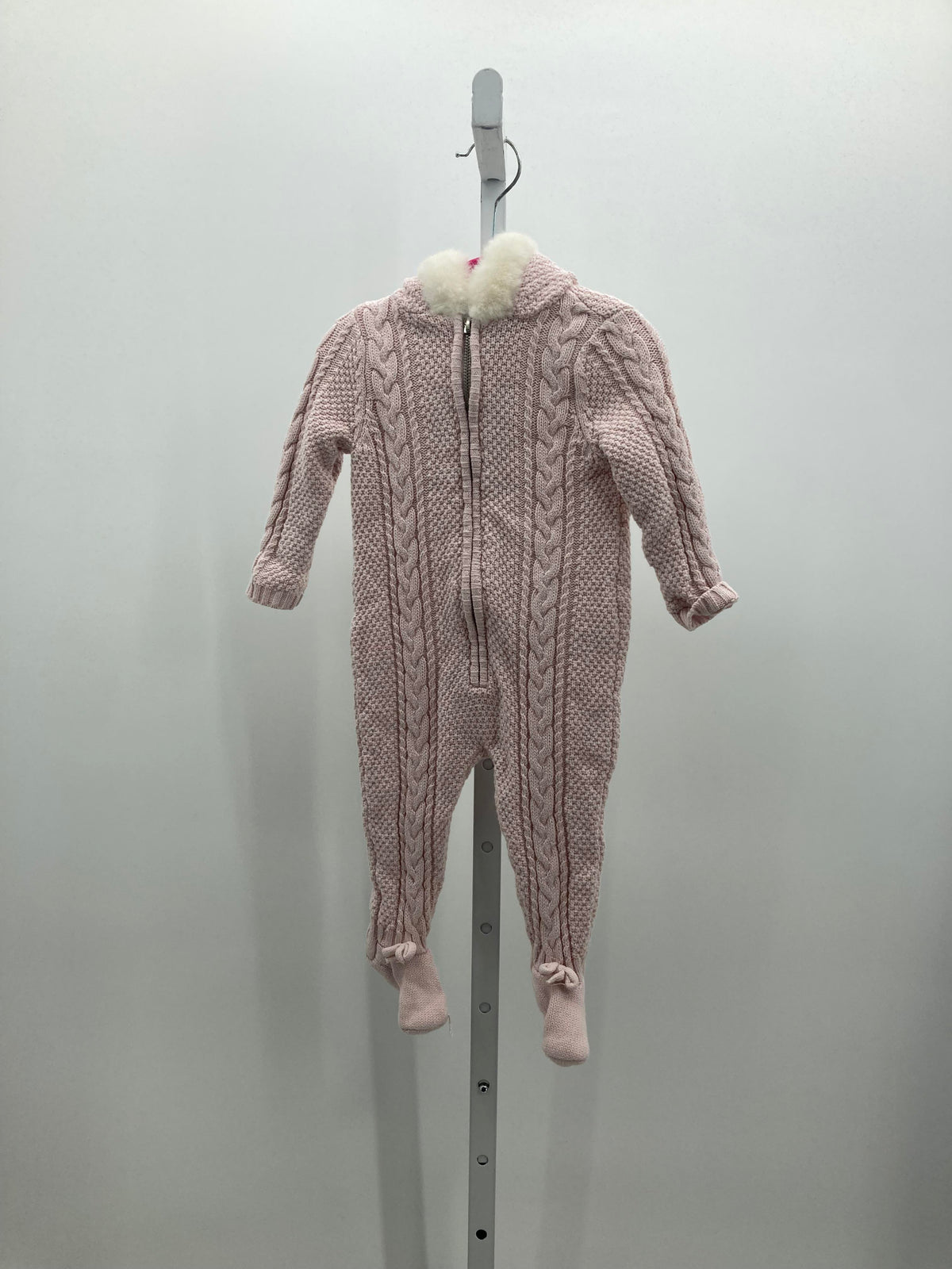 Max Studio Size 6-9 Months Girls Long Slv. Romper
