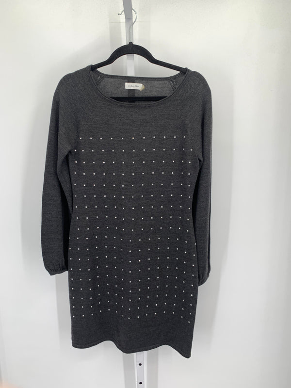 Calvin Klein Size Small Misses Long Sleeve Dress