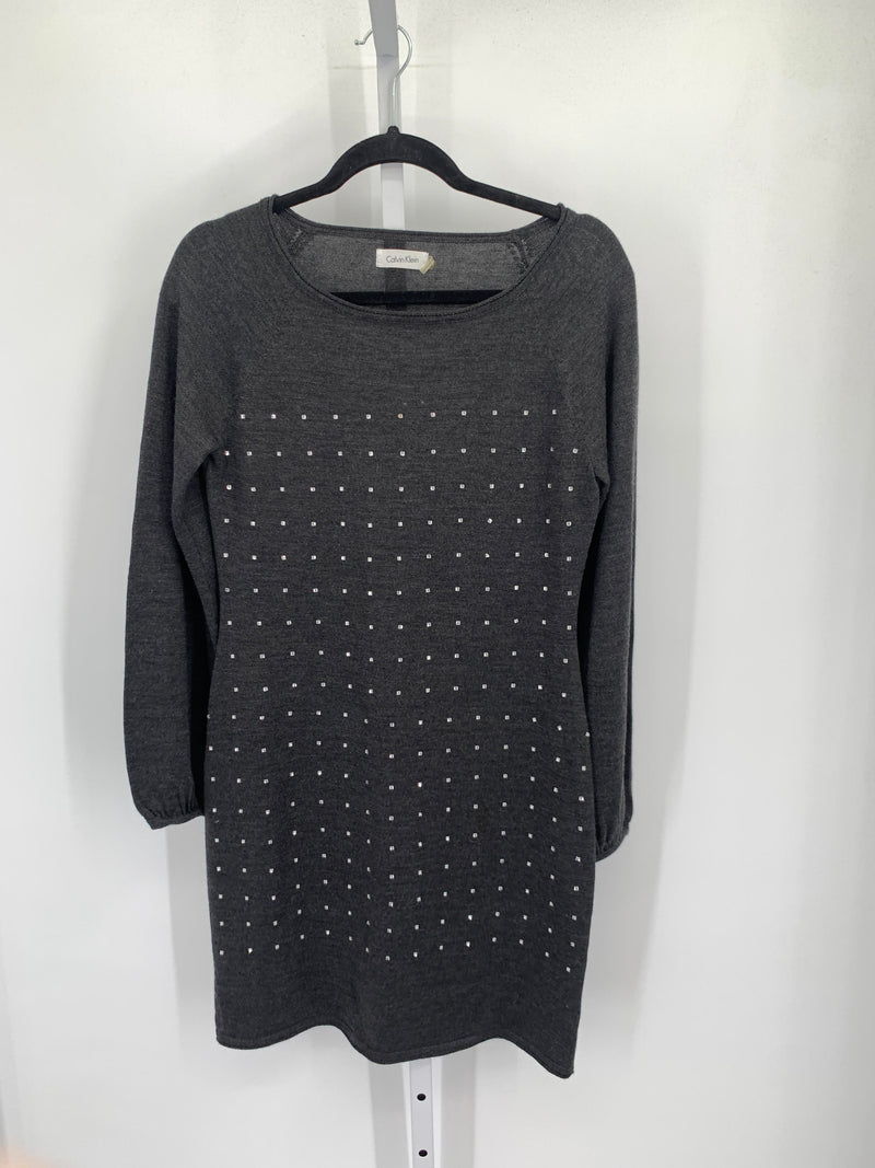 Calvin Klein Size Small Misses Long Sleeve Dress