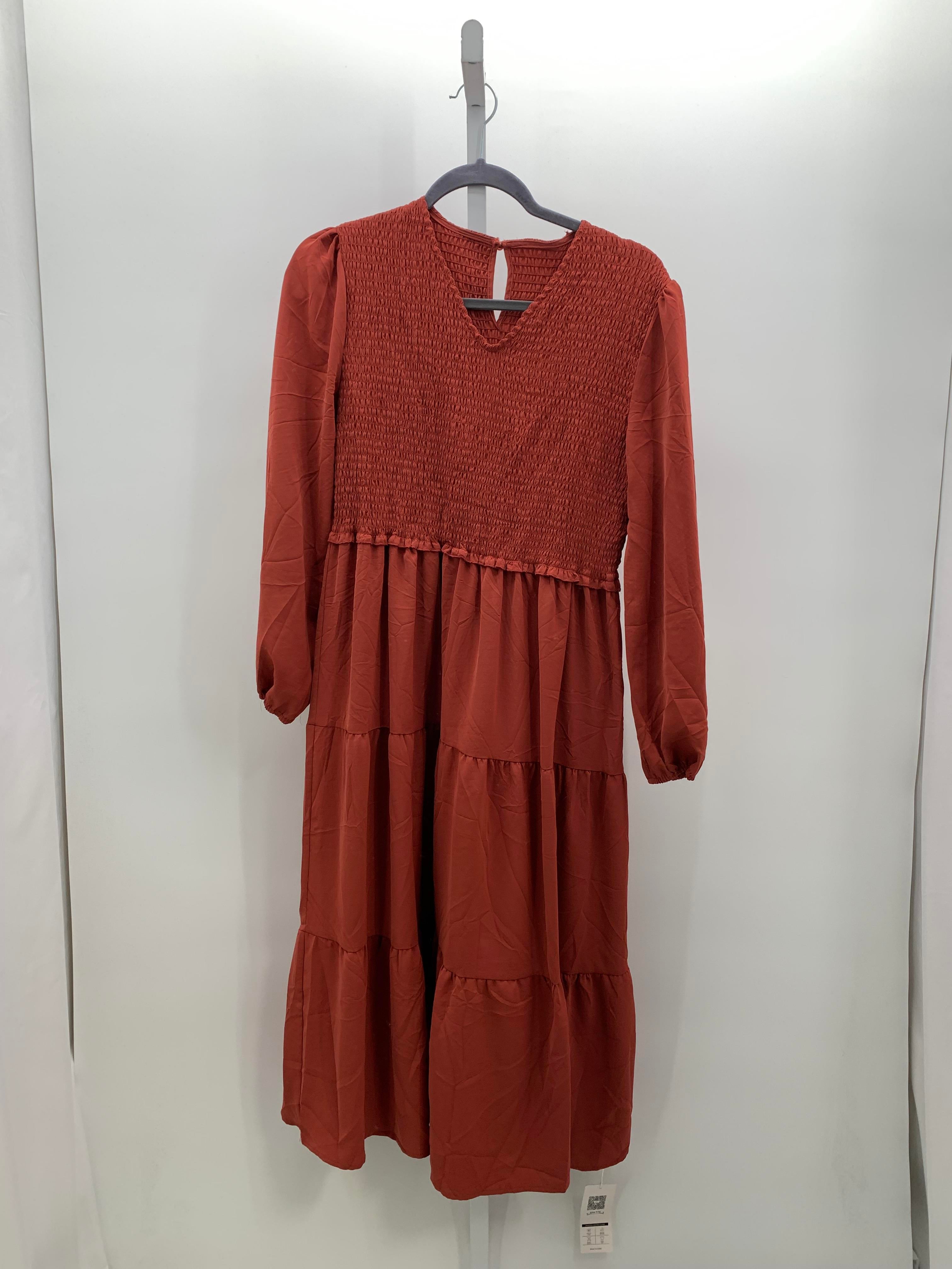 Size Large Misses Long Sleeve Dress