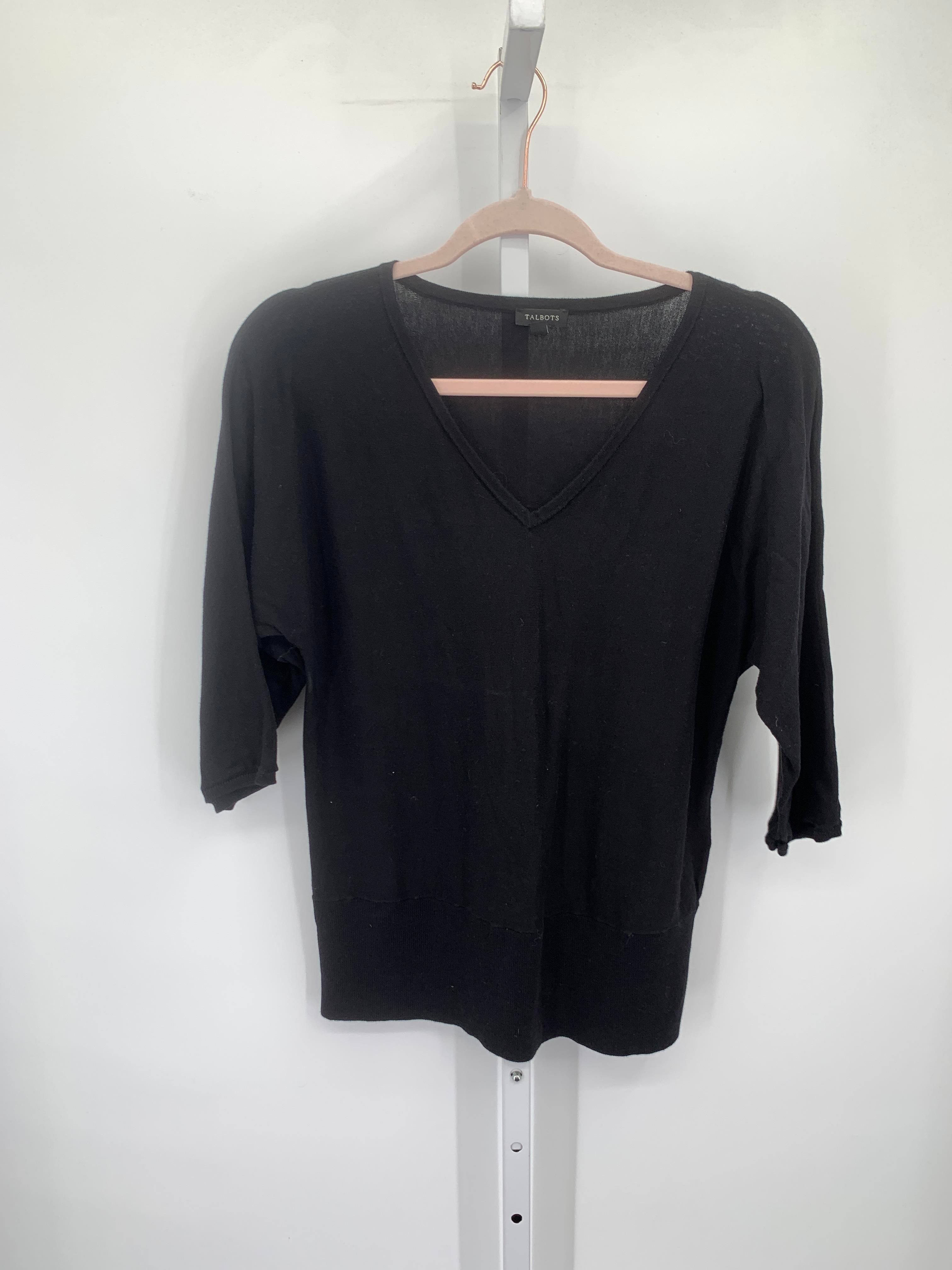 Talbots Size Medium Misses 3/4 Sleeve Shirt